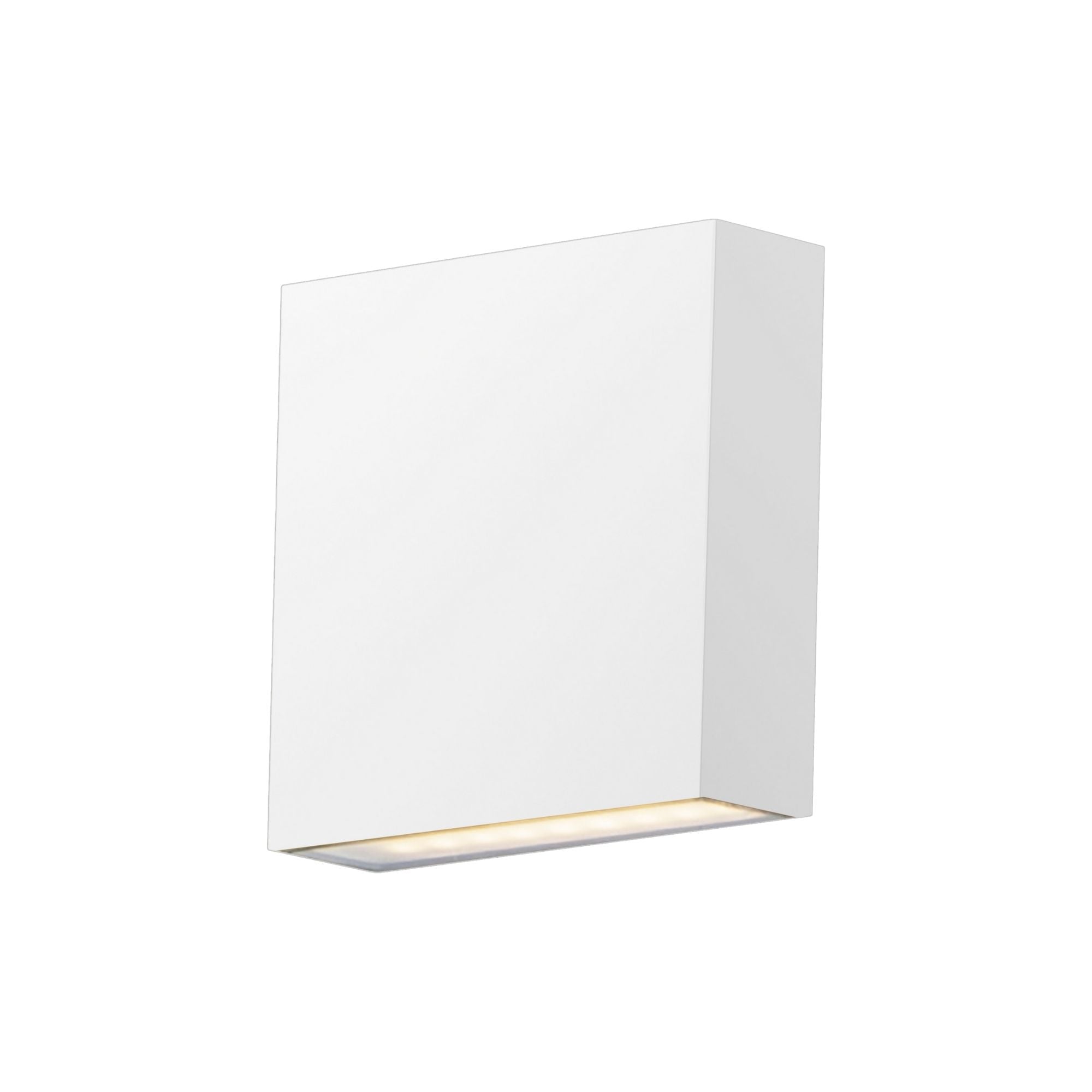 Brik 5" LED Outdoor Wall Sconce, 120V, White Finish