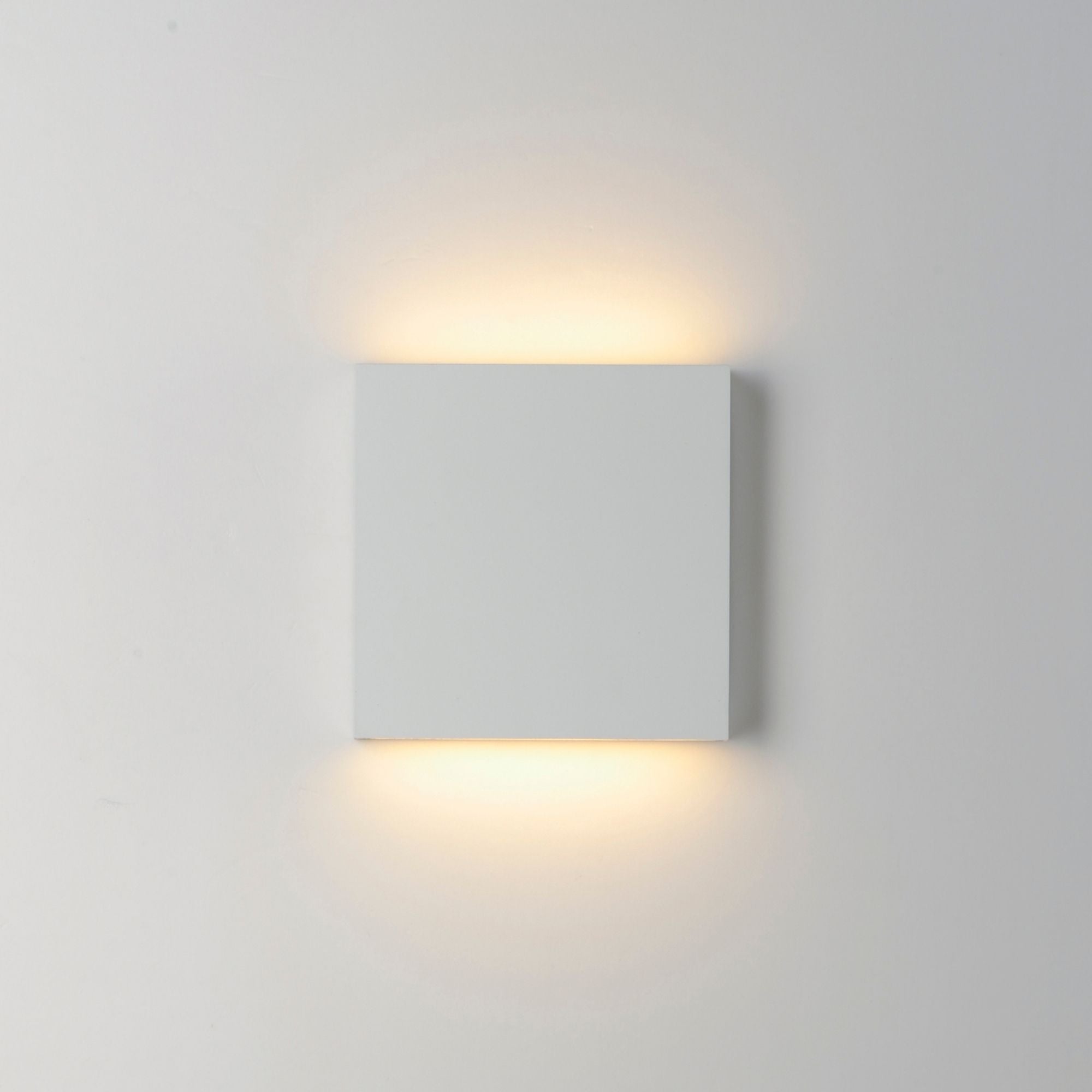 Brik 5" LED Outdoor Wall Sconce, 120V, White Finish