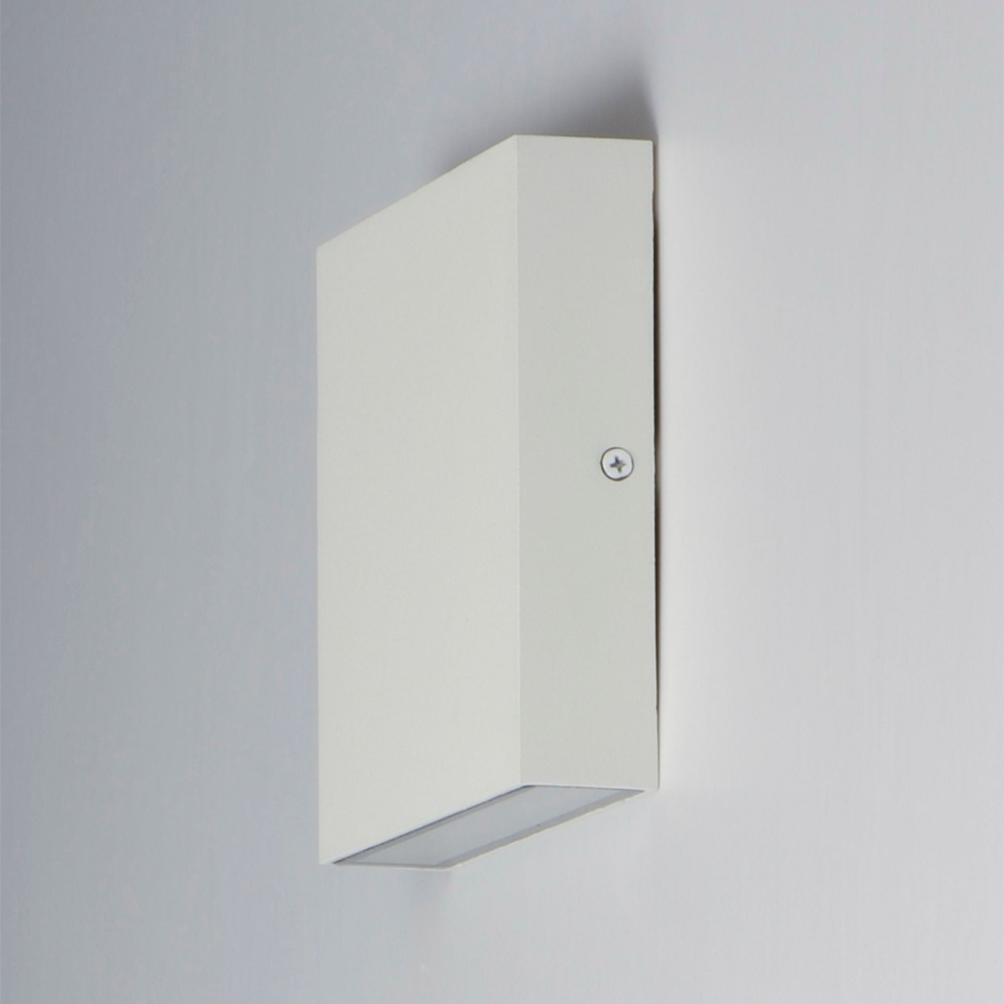 Brik 5" LED Outdoor Wall Sconce, 120V, White Finish