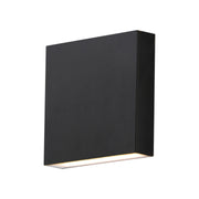Brik 6" LED Outdoor Wall Sconce, 120V, Black Finish