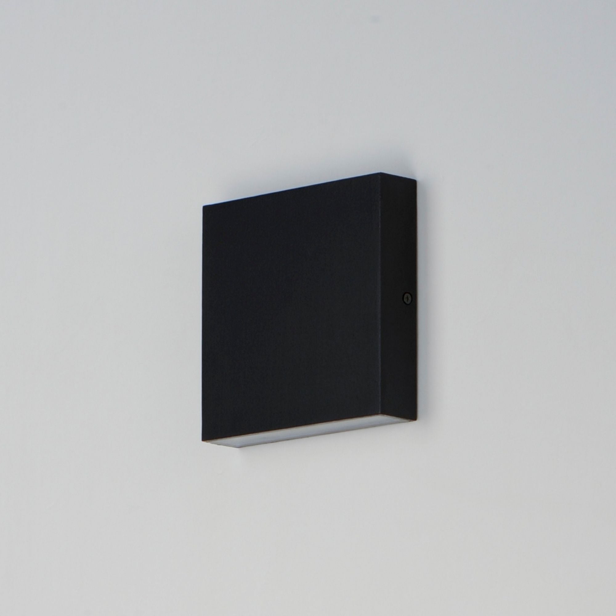 Brik 6" LED Outdoor Wall Sconce, 120V, Black Finish
