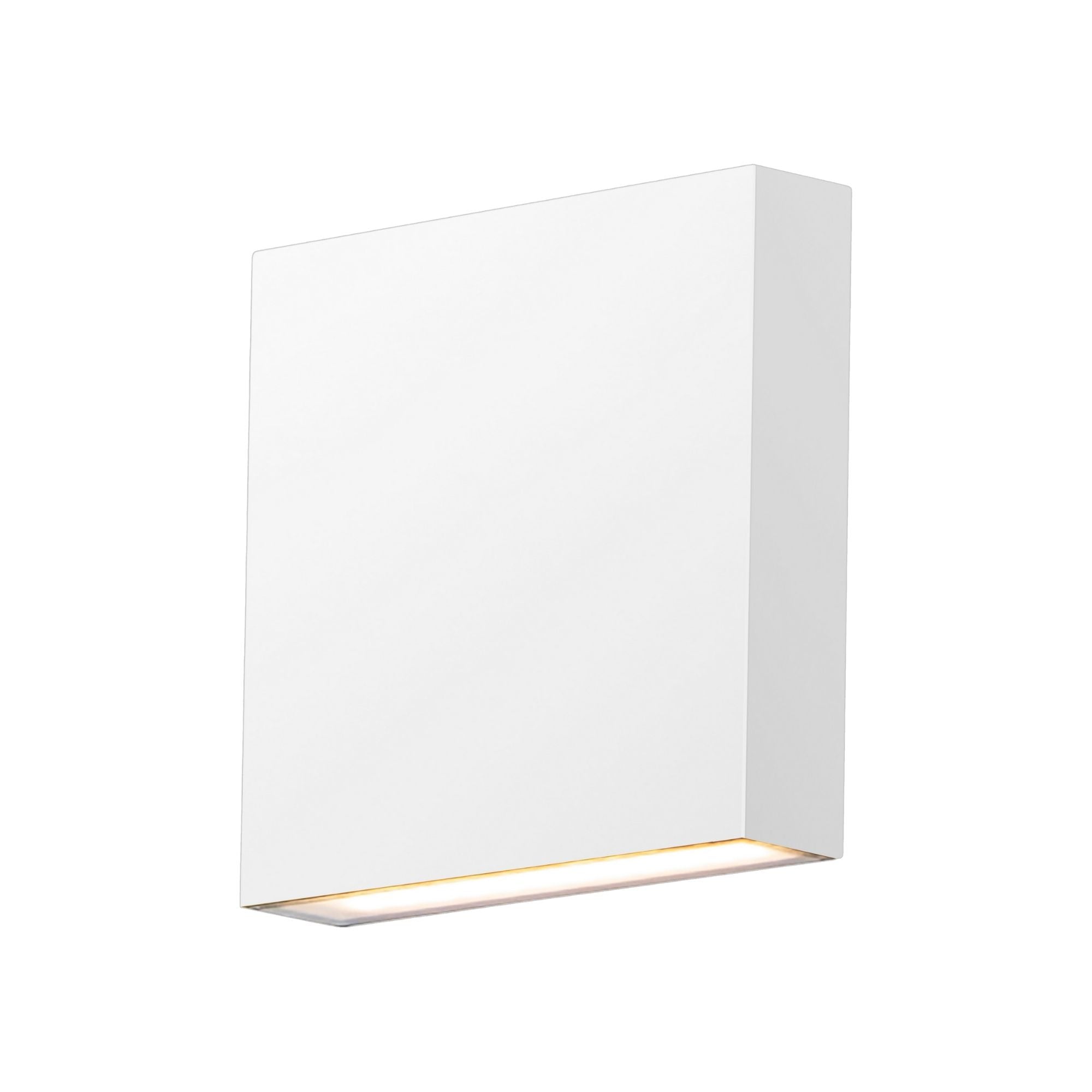Brik 6" LED Outdoor Wall Sconce, 120V, White Finish