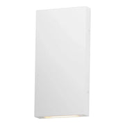 Brik 14" LED Outdoor Wall Sconce, 120-277V, White Finish