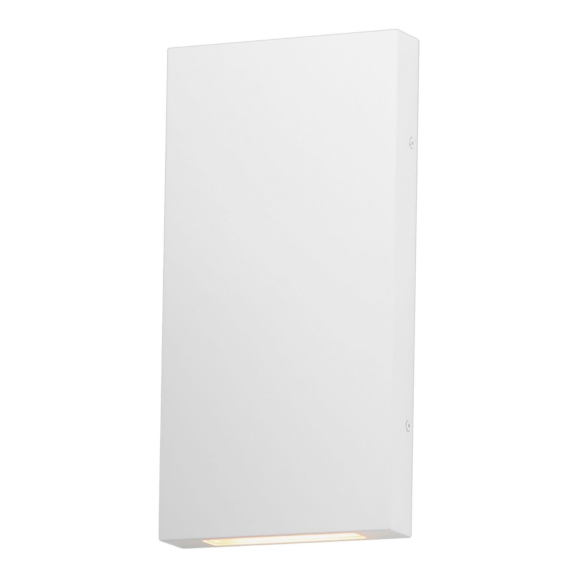 Brik 14" LED Outdoor Wall Sconce, 120-277V, White Finish