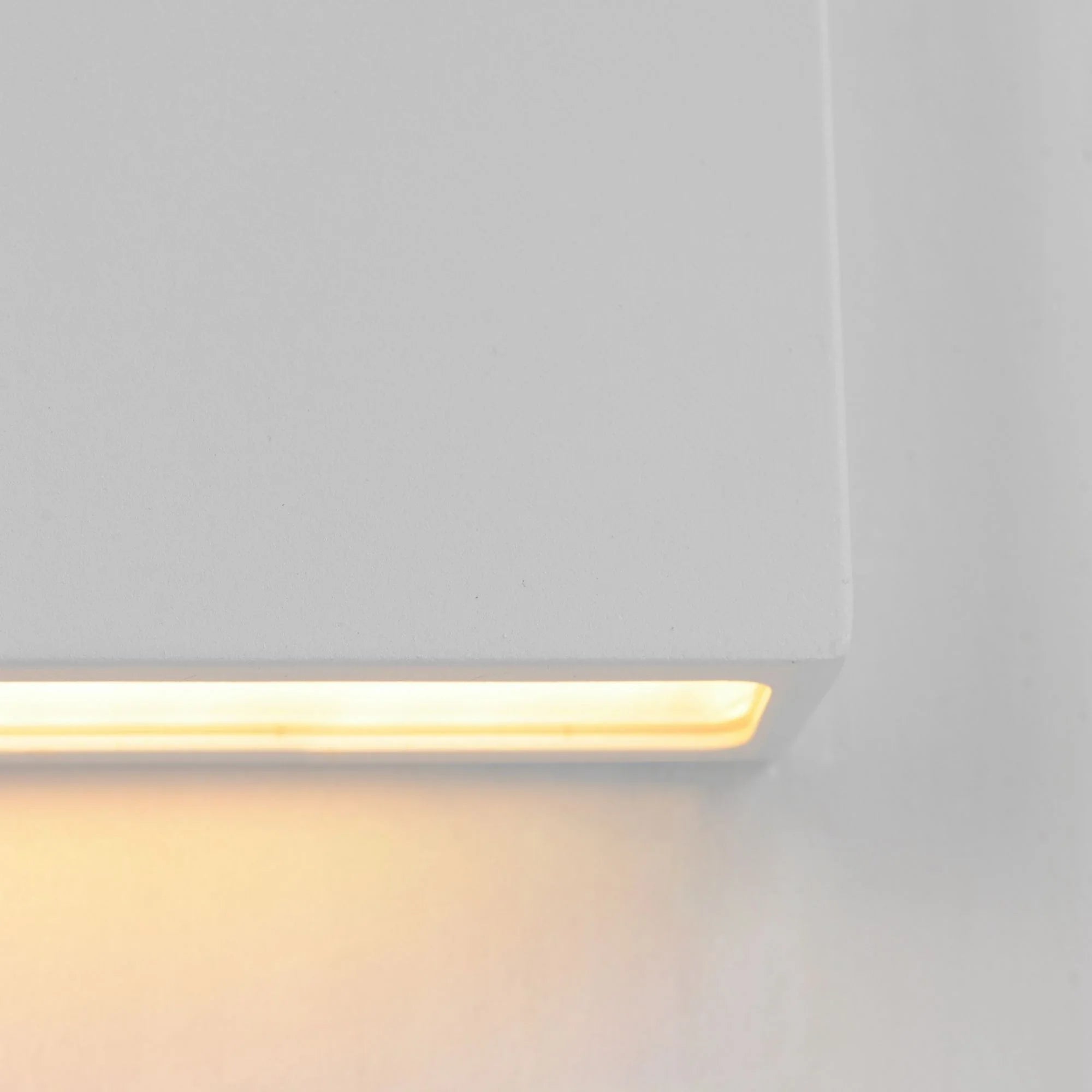 Brik 14" LED Outdoor Wall Sconce, 120-277V, White Finish