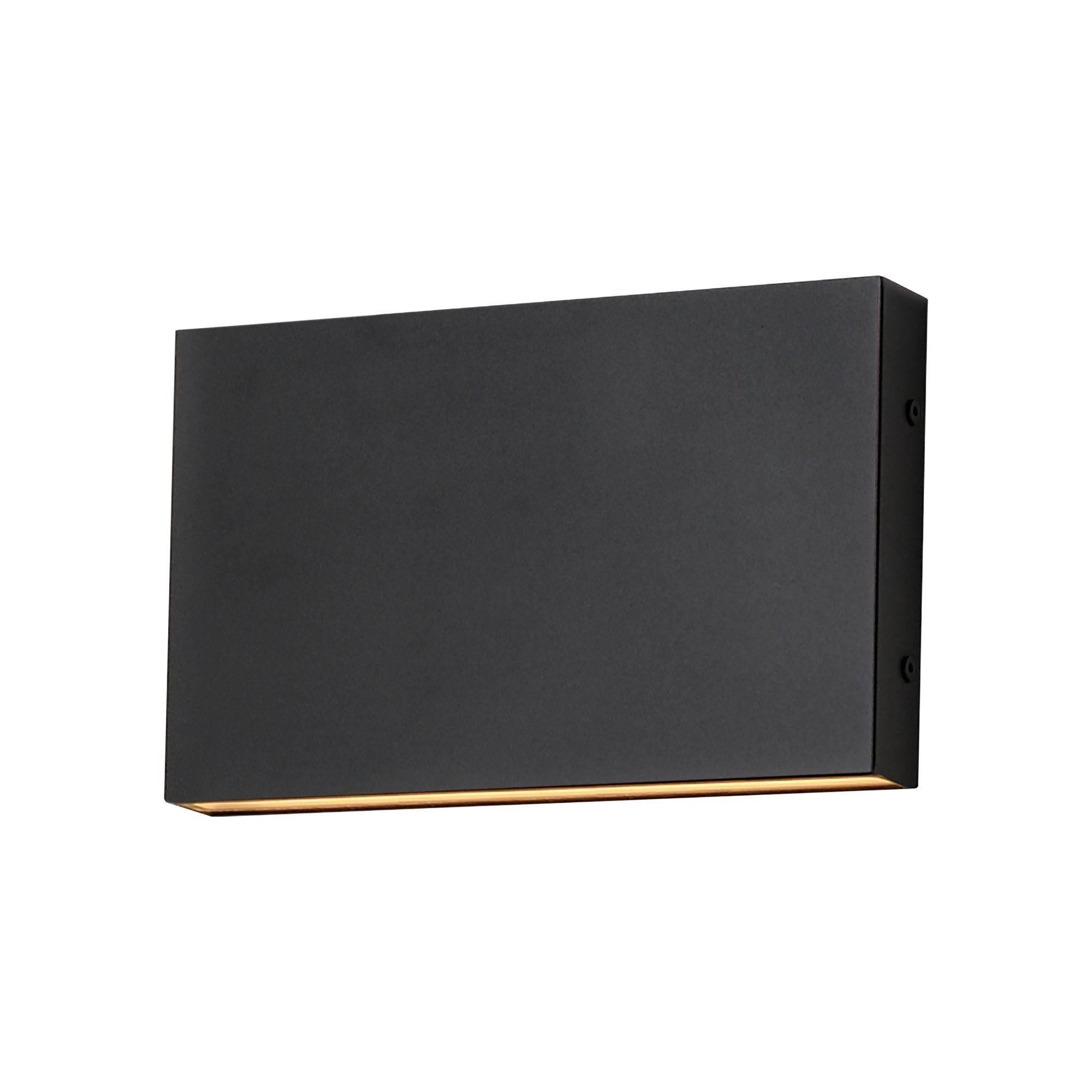 Brik 12" LED Outdoor Wall Sconce, 120-277V, Black Finish