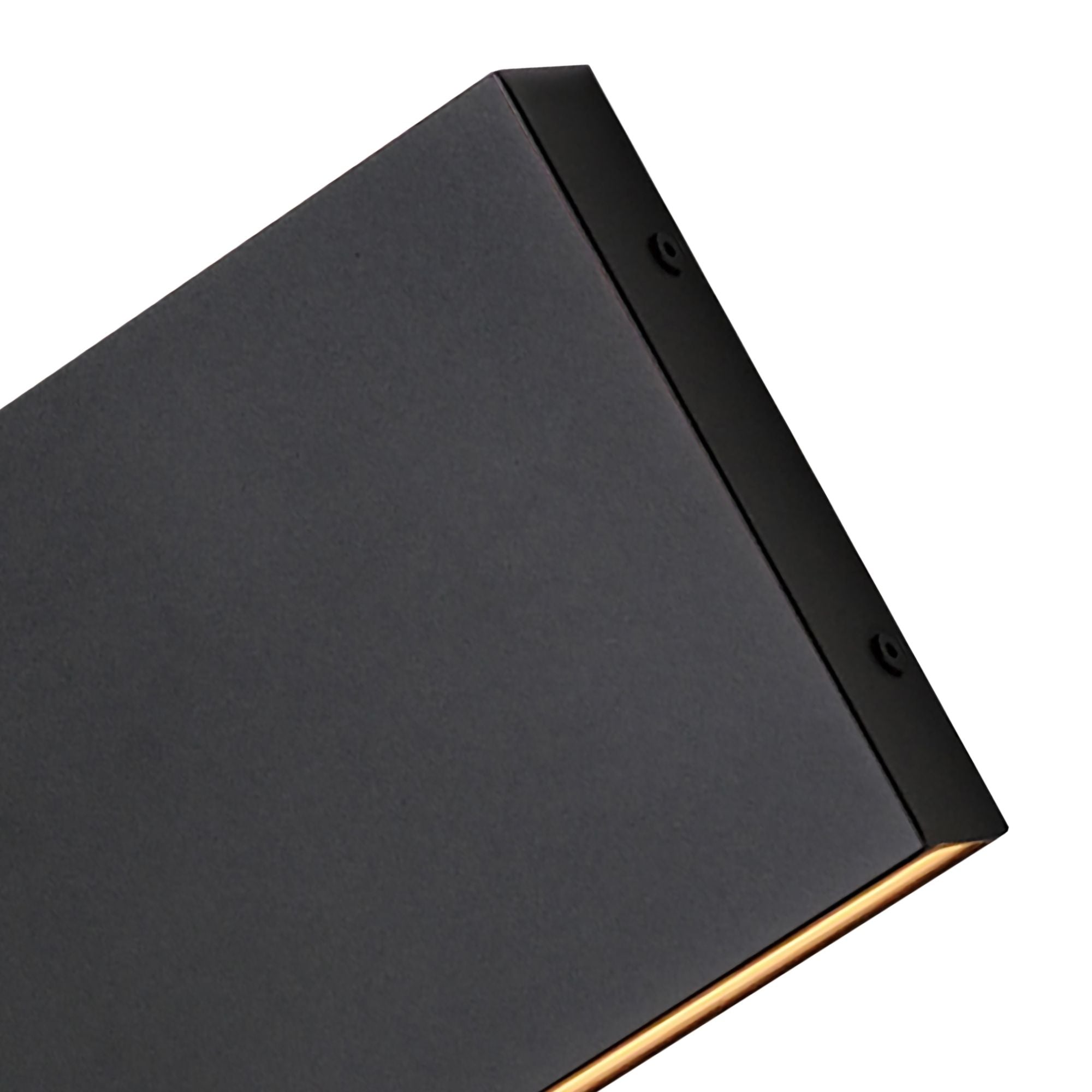 Brik 12" LED Outdoor Wall Sconce, 120-277V, Black Finish