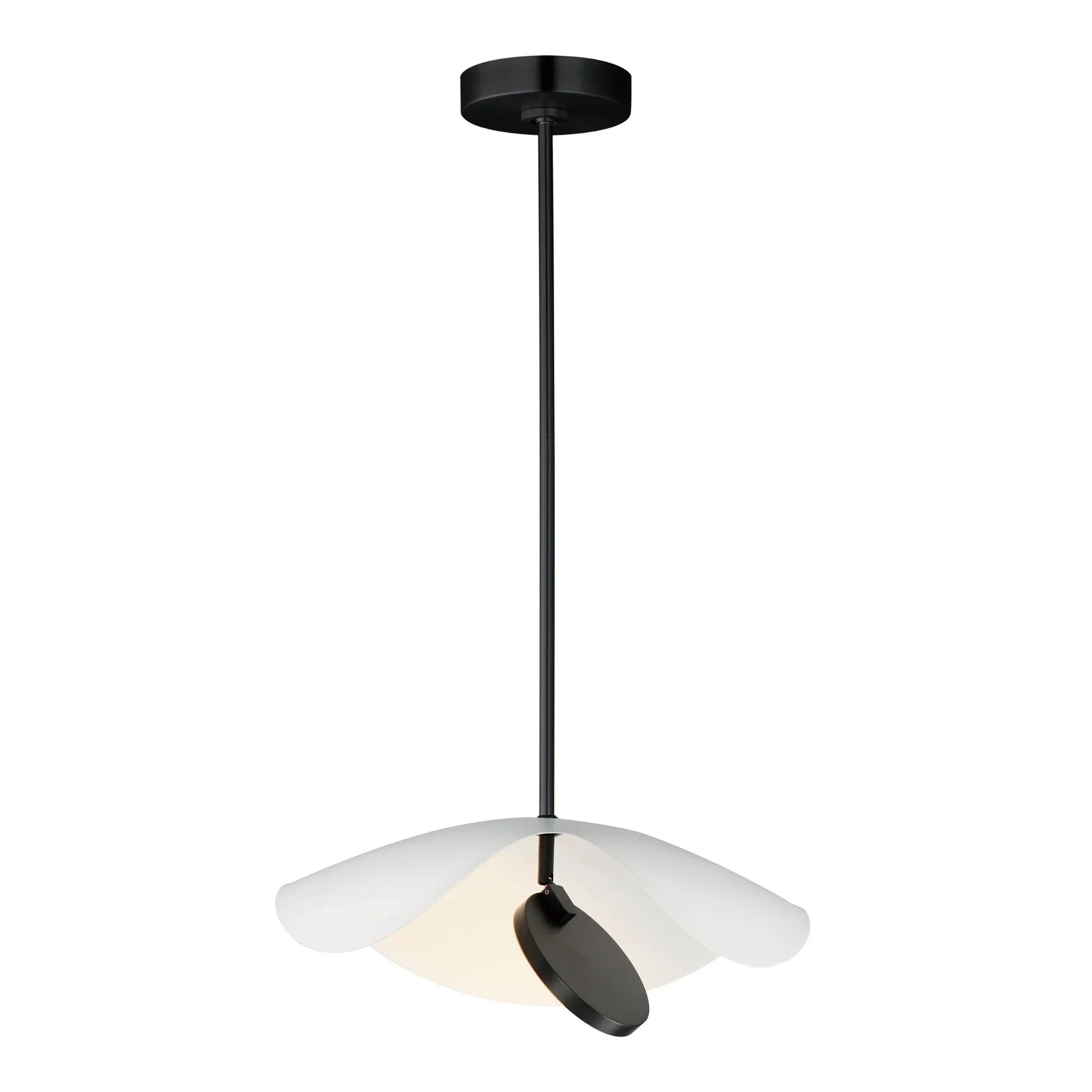 ET2 Lighting - Carmen 16" LED Pendant, Black Finish | Bees Lighting