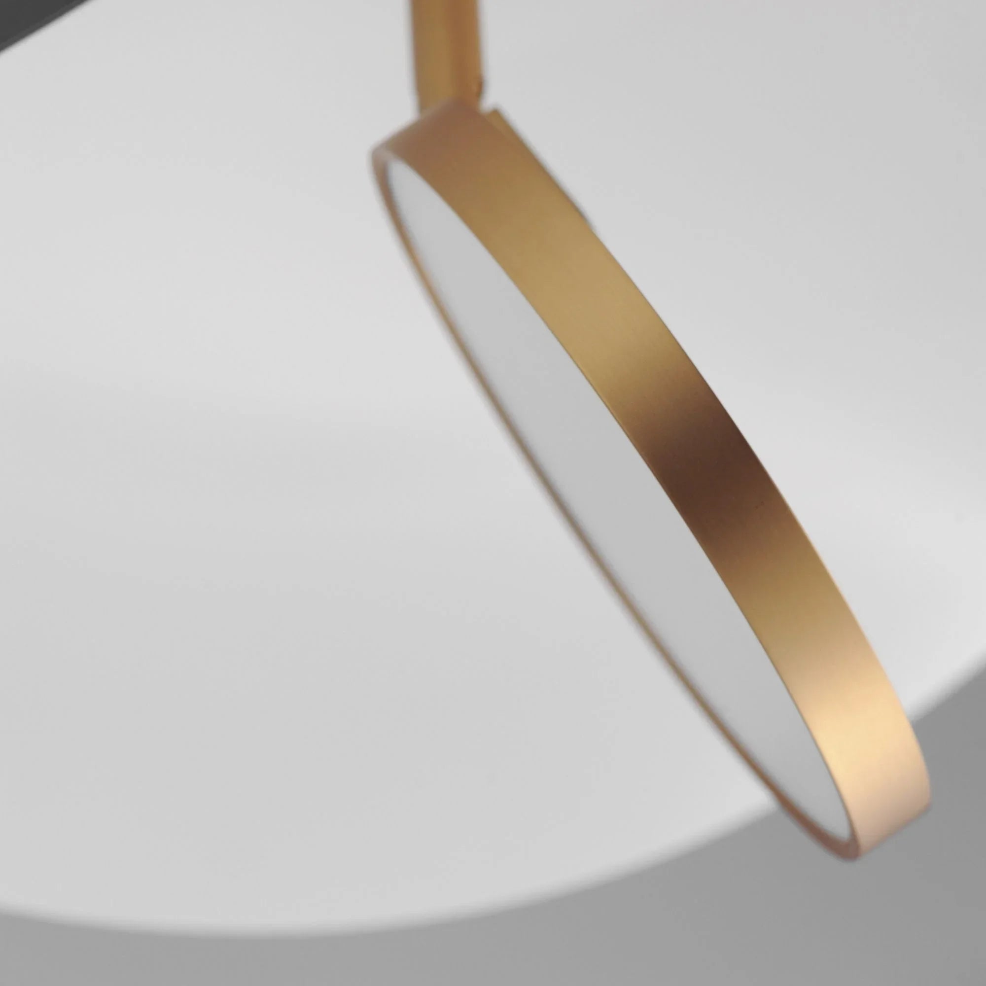 Carmen 16" LED Pendant, Black & Gold Finish