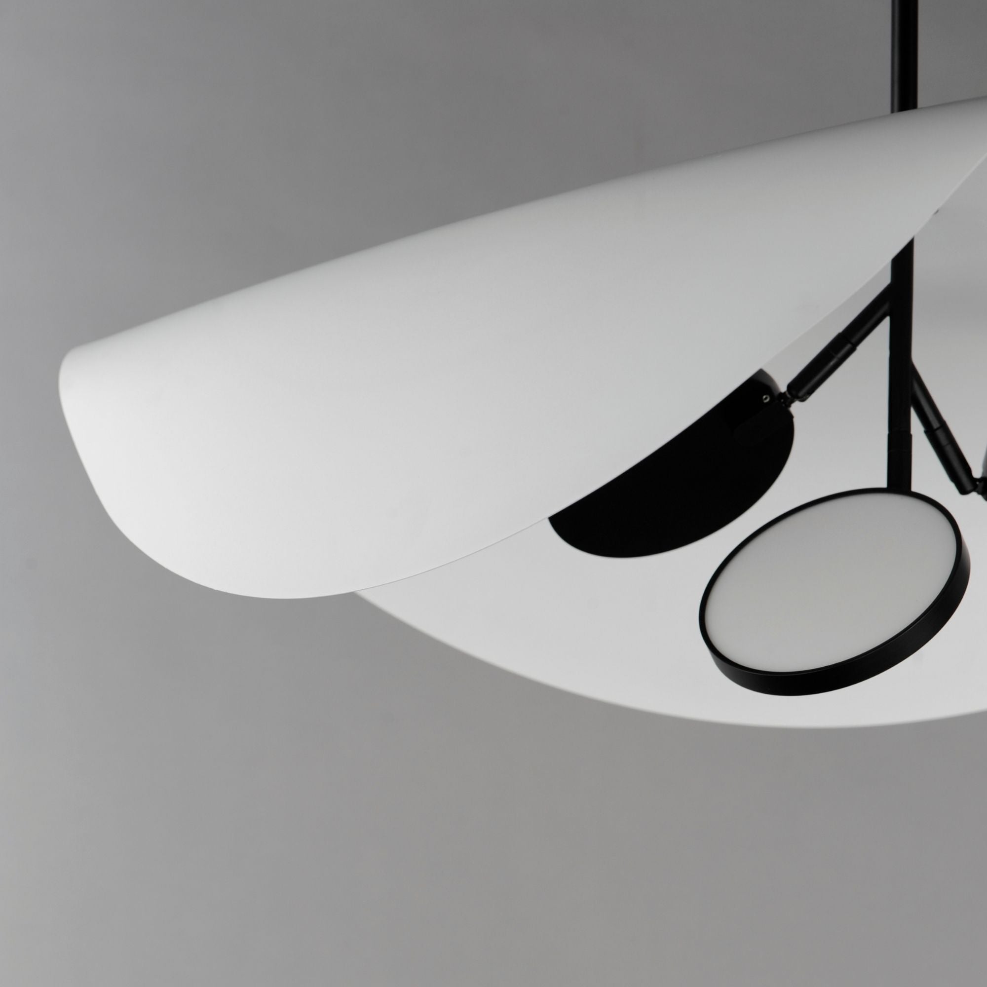 Carmen 32" 3-Light LED Pendant, Black Finish