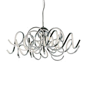 Chaos 29" LED Pendant, Polished Chrome Finish