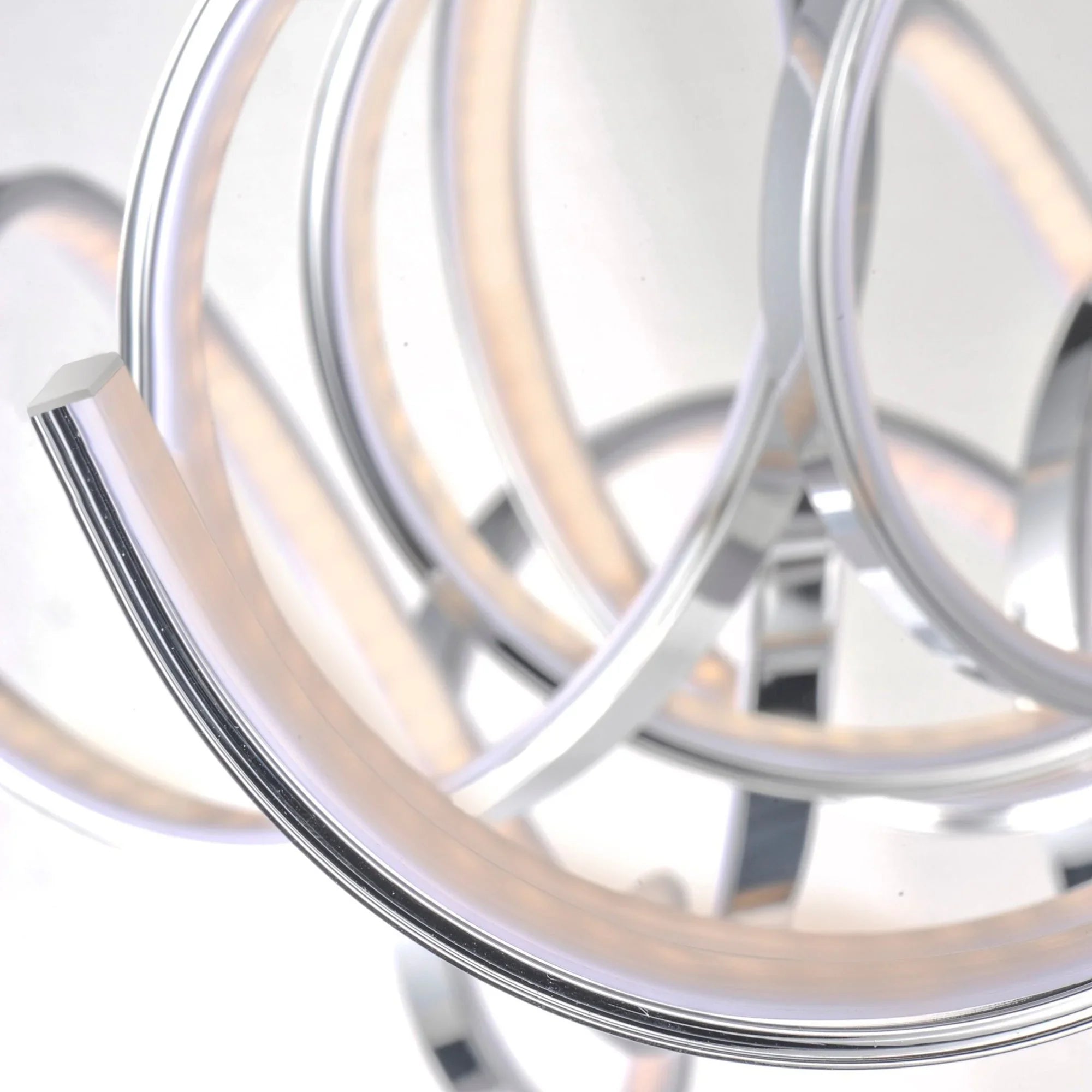 Chaos 29" LED Pendant, Polished Chrome Finish