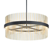 Chimes WiZ 34" LED Pendant, Black, Satin Nickel & Satin Brass Finish