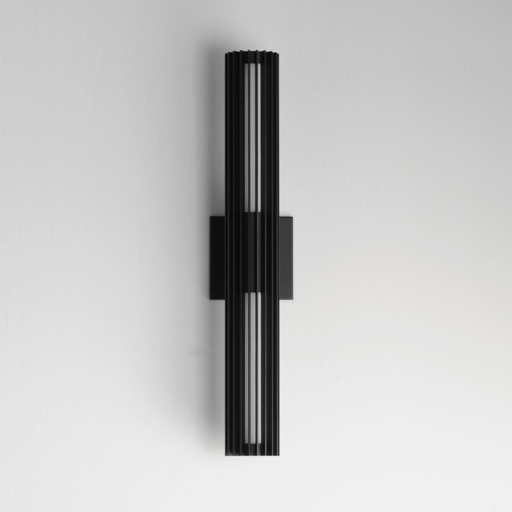 Citadel 24" LED Outdoor Wall Sconce, Black Finish