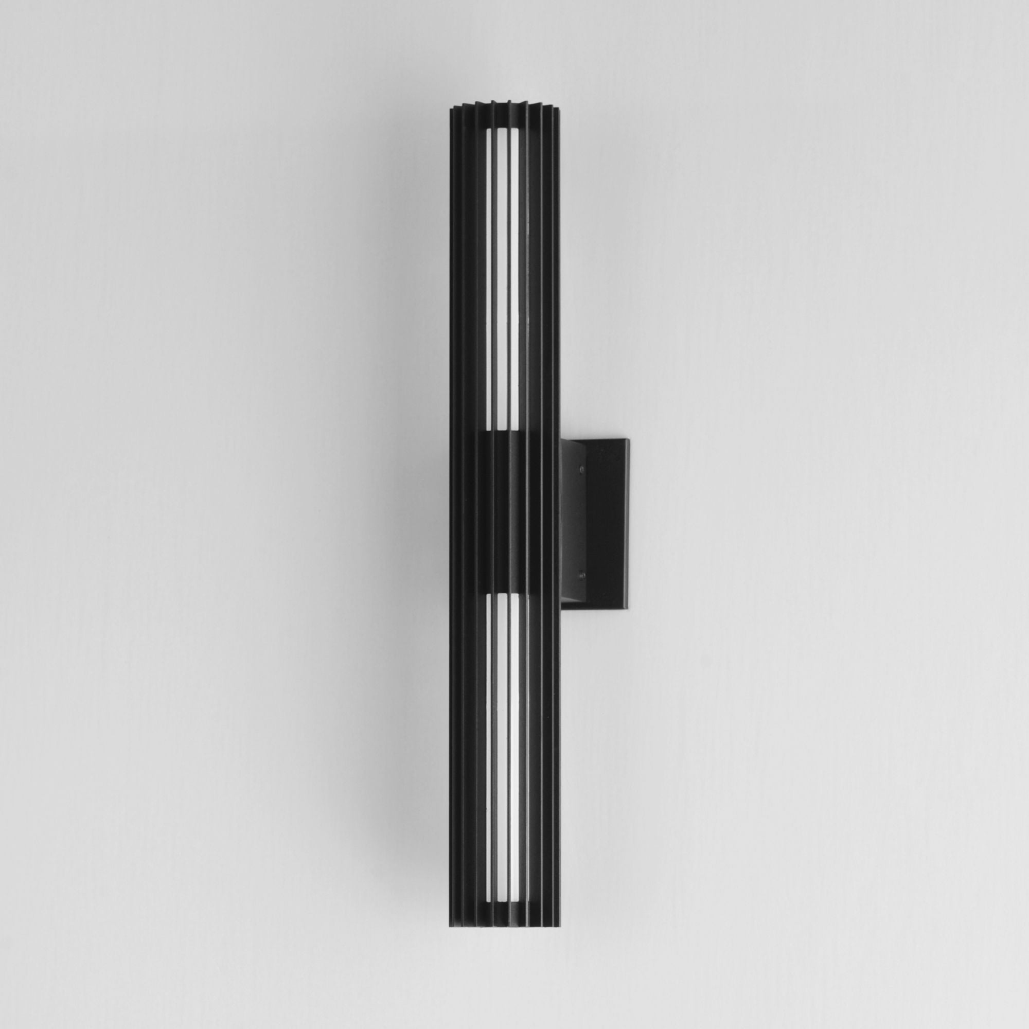 Citadel 24" LED Outdoor Wall Sconce, Black Finish