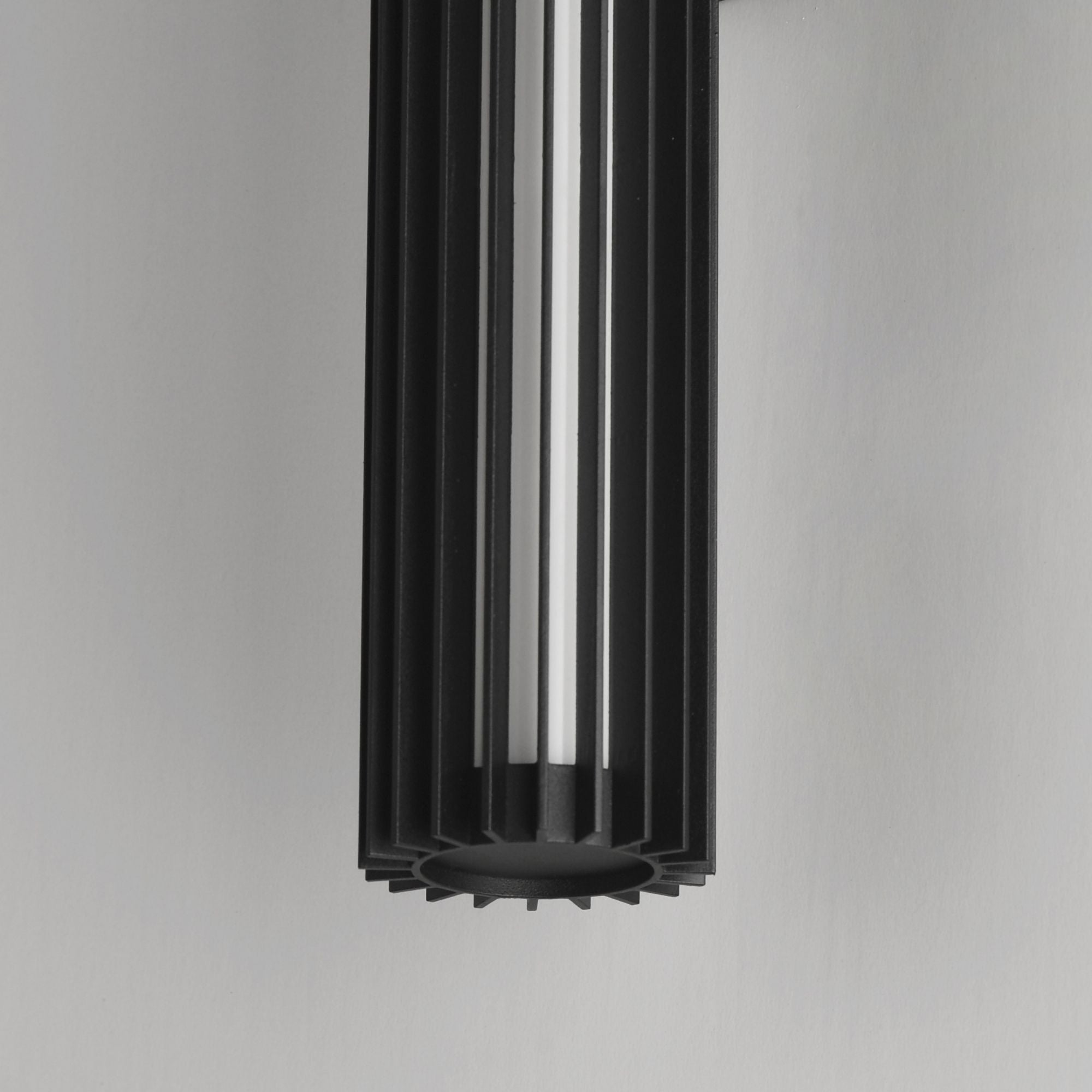 Citadel 28" LED Outdoor Wall Sconce, Black Finish