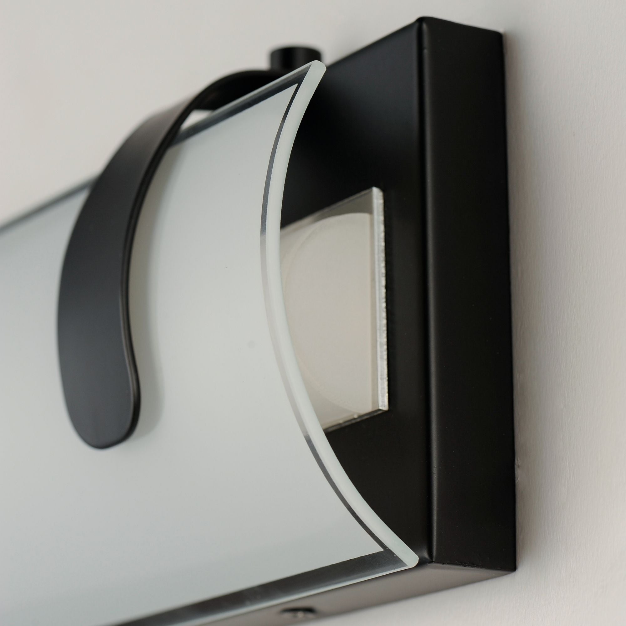 Clutch 13" LED Bath Vanity, Black Finish