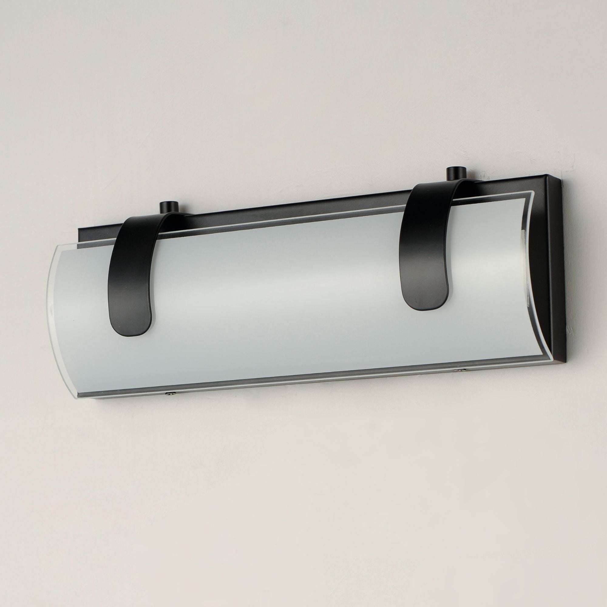 Clutch 13" LED Bath Vanity, Black Finish