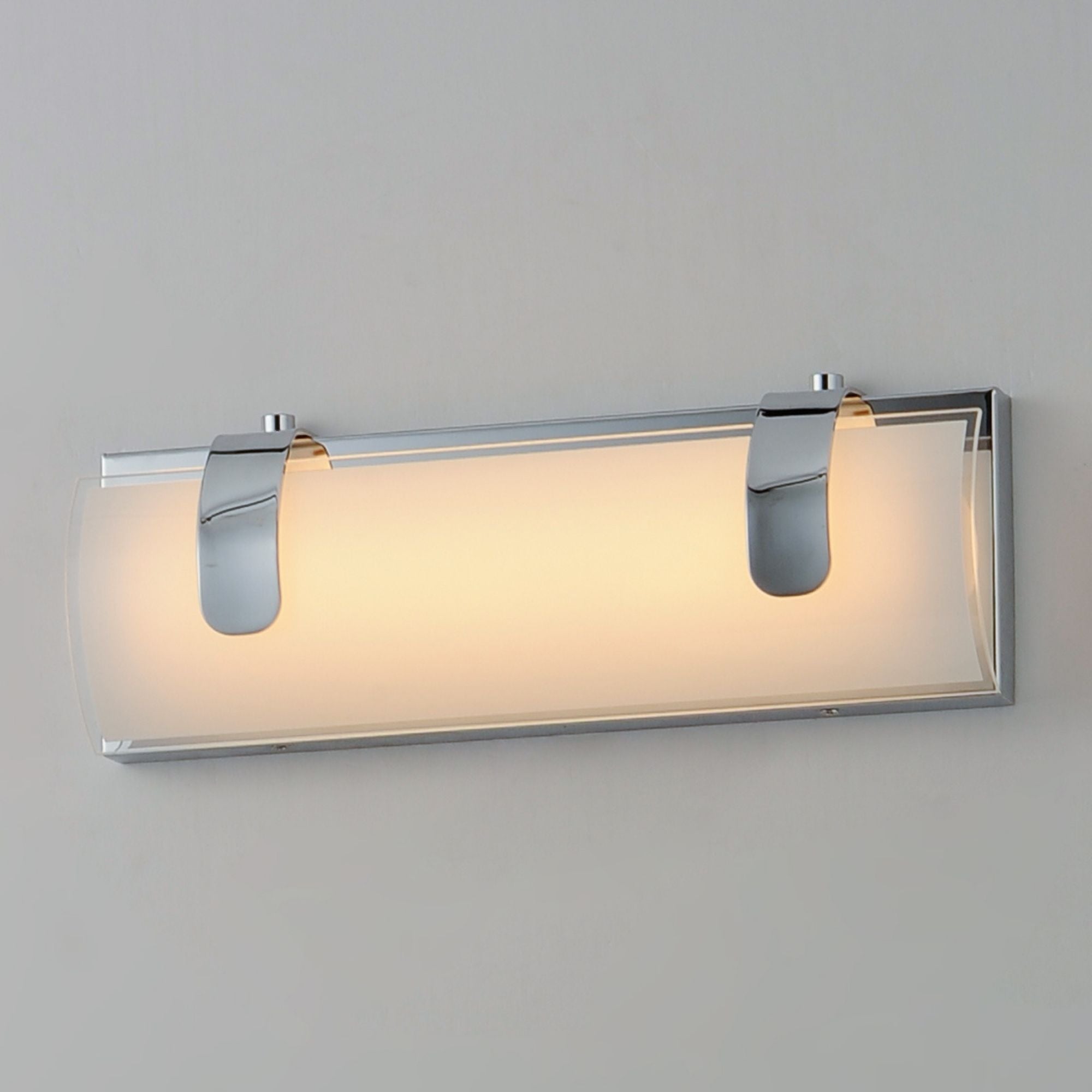 Clutch 13" LED Bath Vanity, Polished Chrome Finish
