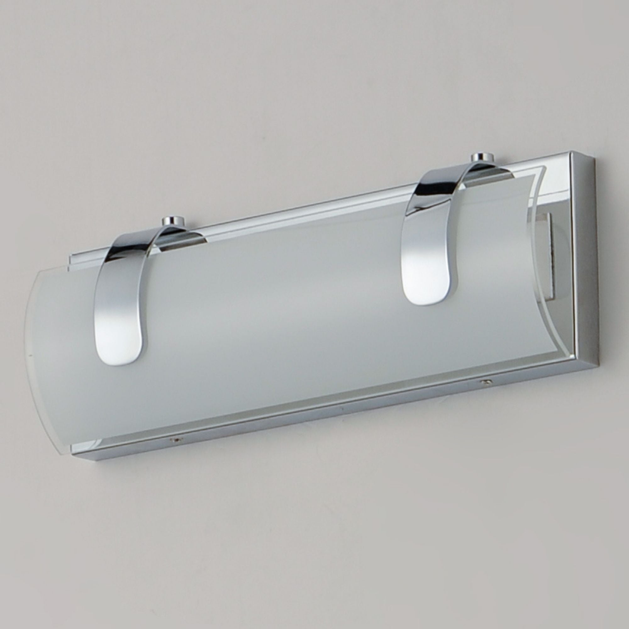 Clutch 13" LED Bath Vanity, Polished Chrome Finish