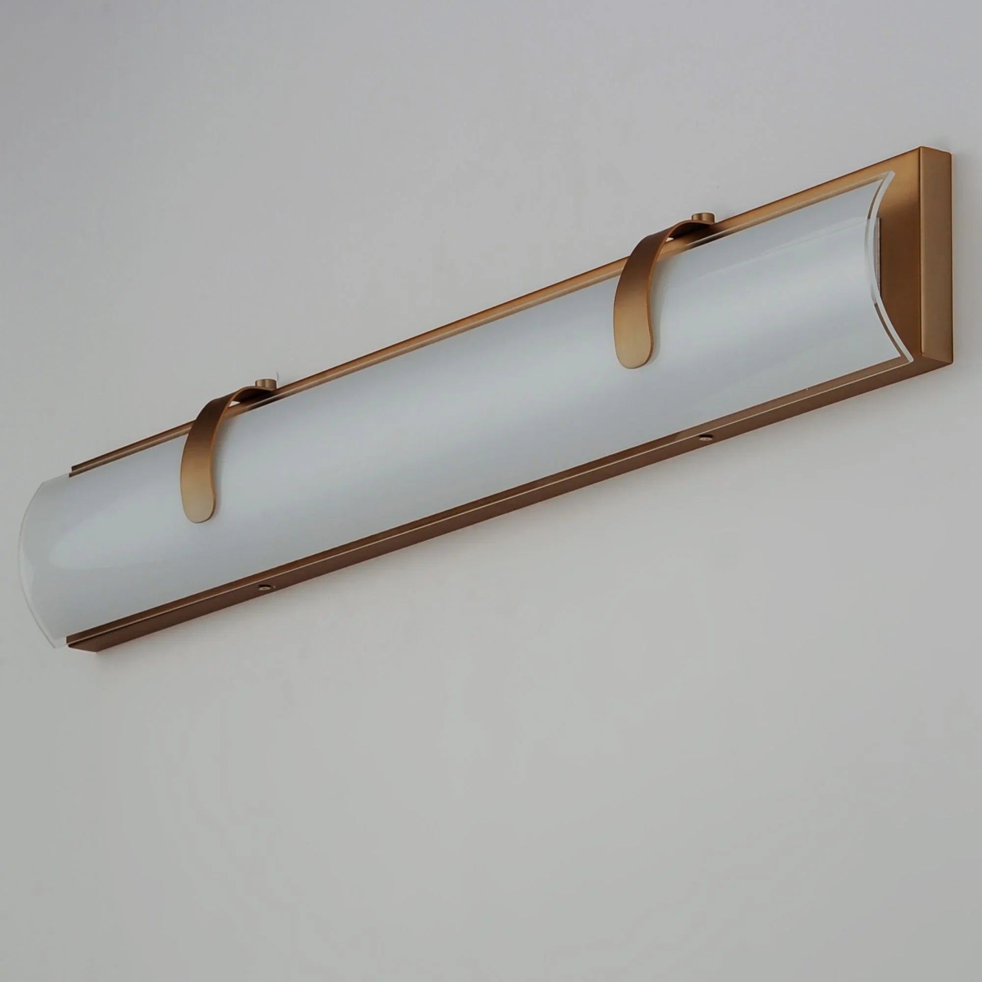 Clutch 30" LED Bath Vanity, Gold Finish