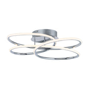 Coaster 20" LED Flush Mount, Polished Chrome Finish