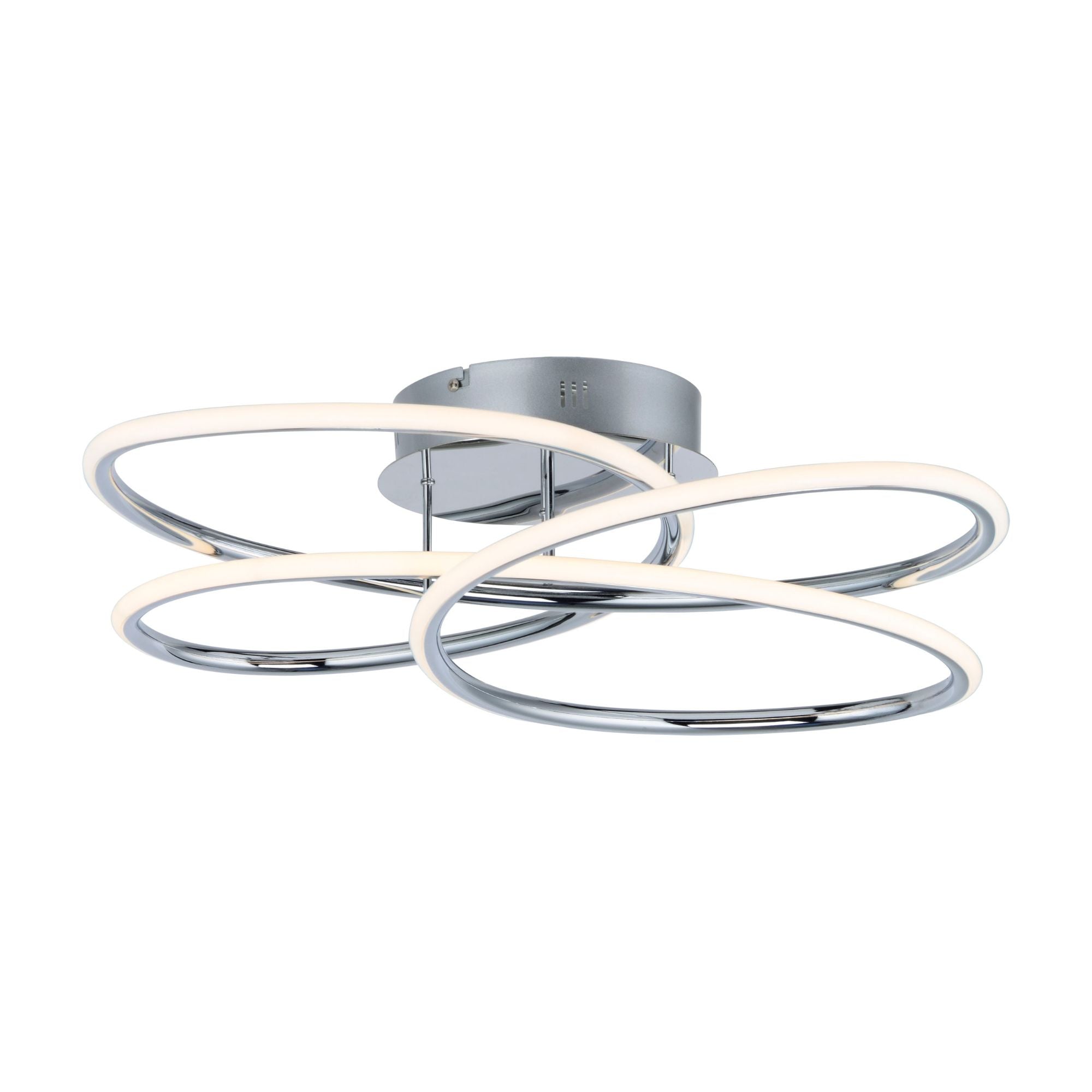 Coaster 20" LED Flush Mount, Polished Chrome Finish