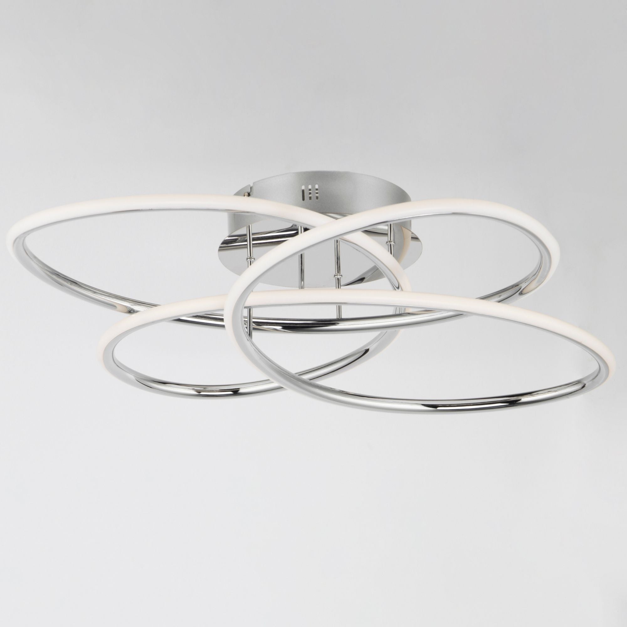 Coaster 20" LED Flush Mount, Polished Chrome Finish
