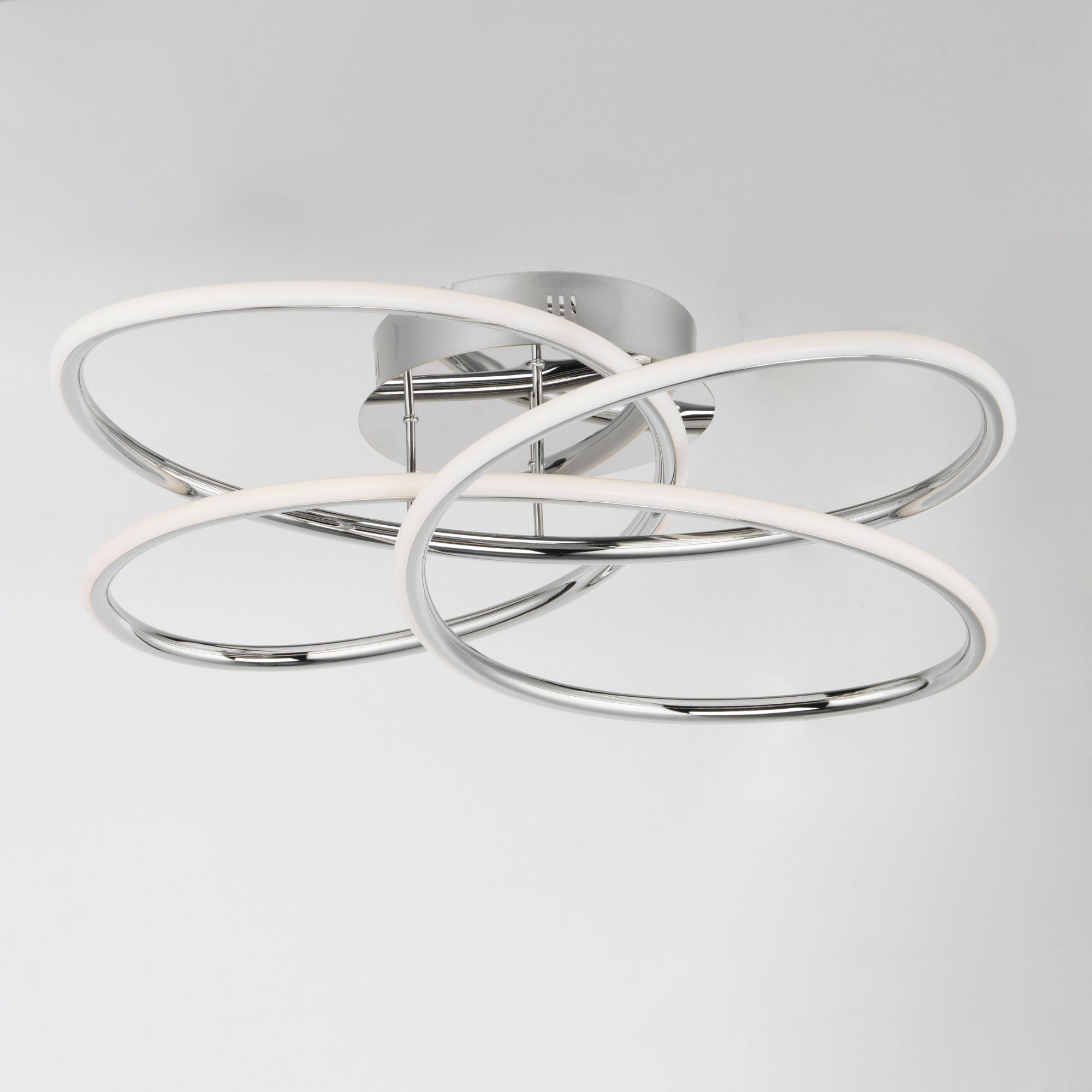Coaster 20" LED Flush Mount, Polished Chrome Finish