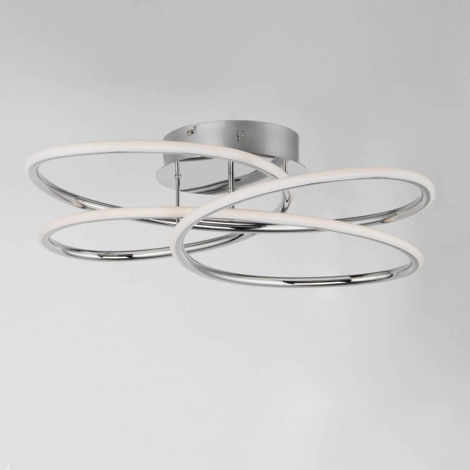 Coaster 20" LED Flush Mount, Polished Chrome Finish