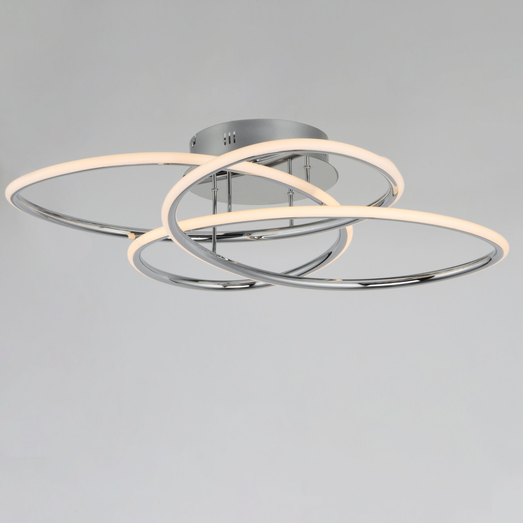 Coaster 20" LED Flush Mount, Polished Chrome Finish