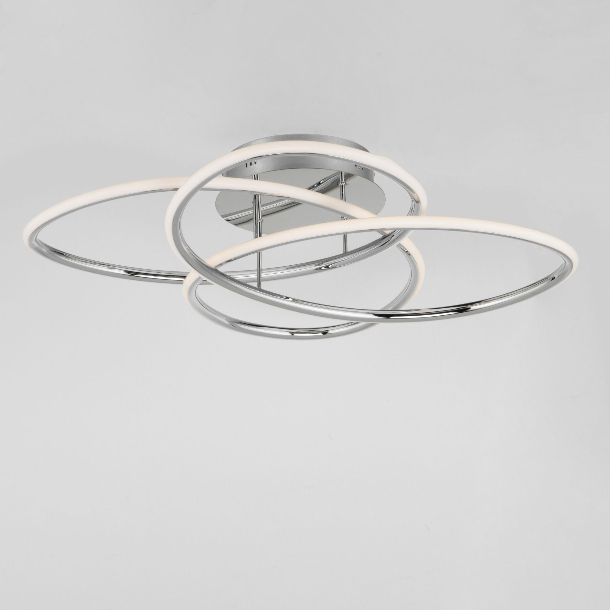 Coaster 20" LED Flush Mount, Polished Chrome Finish