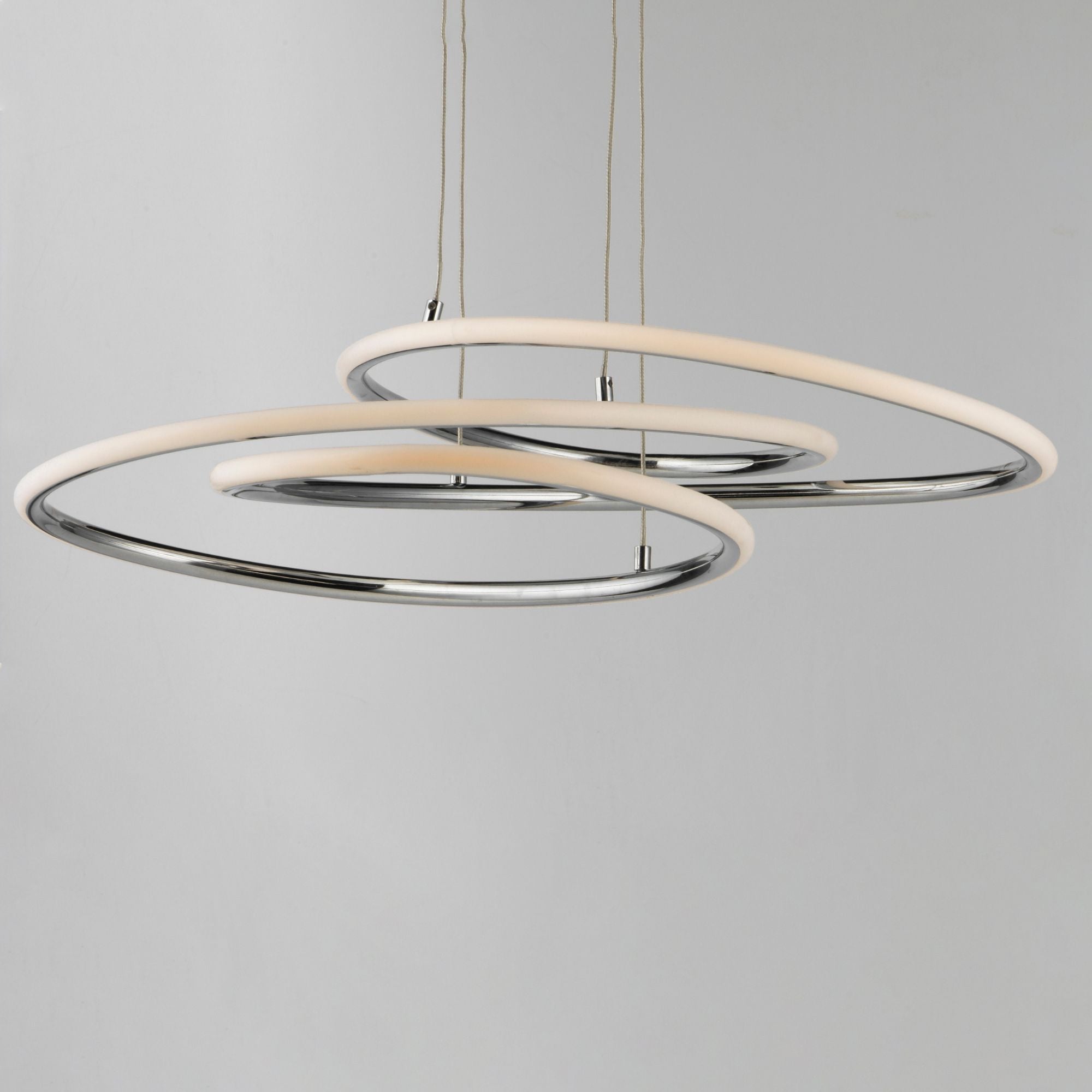 ET2 Lighting - Coaster 20" LED Pendant, Polished Chrome Finish | Bees Lighting