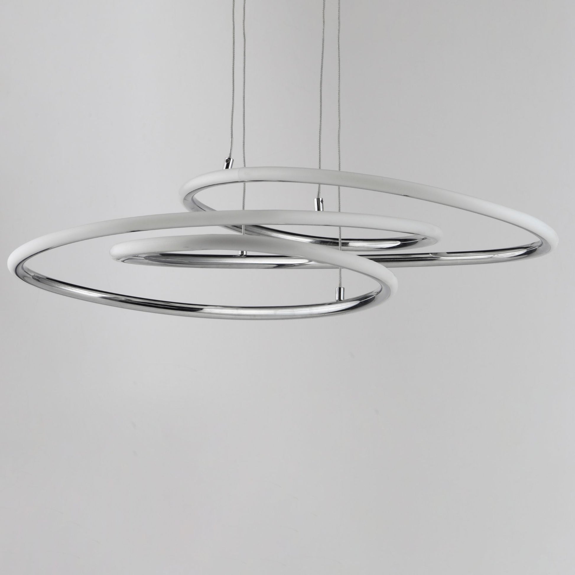ET2 Lighting - Coaster 20" LED Pendant, Polished Chrome Finish | Bees Lighting