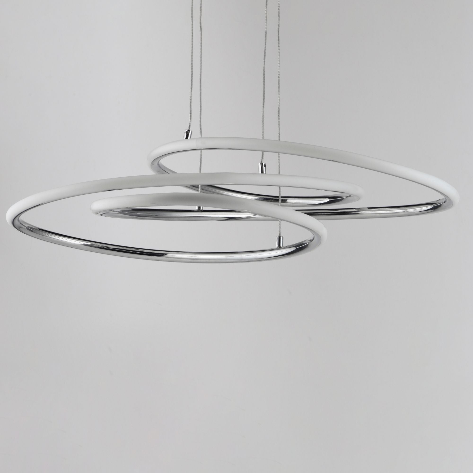 ET2 Lighting - Coaster 20" LED Pendant, Polished Chrome Finish | Bees Lighting