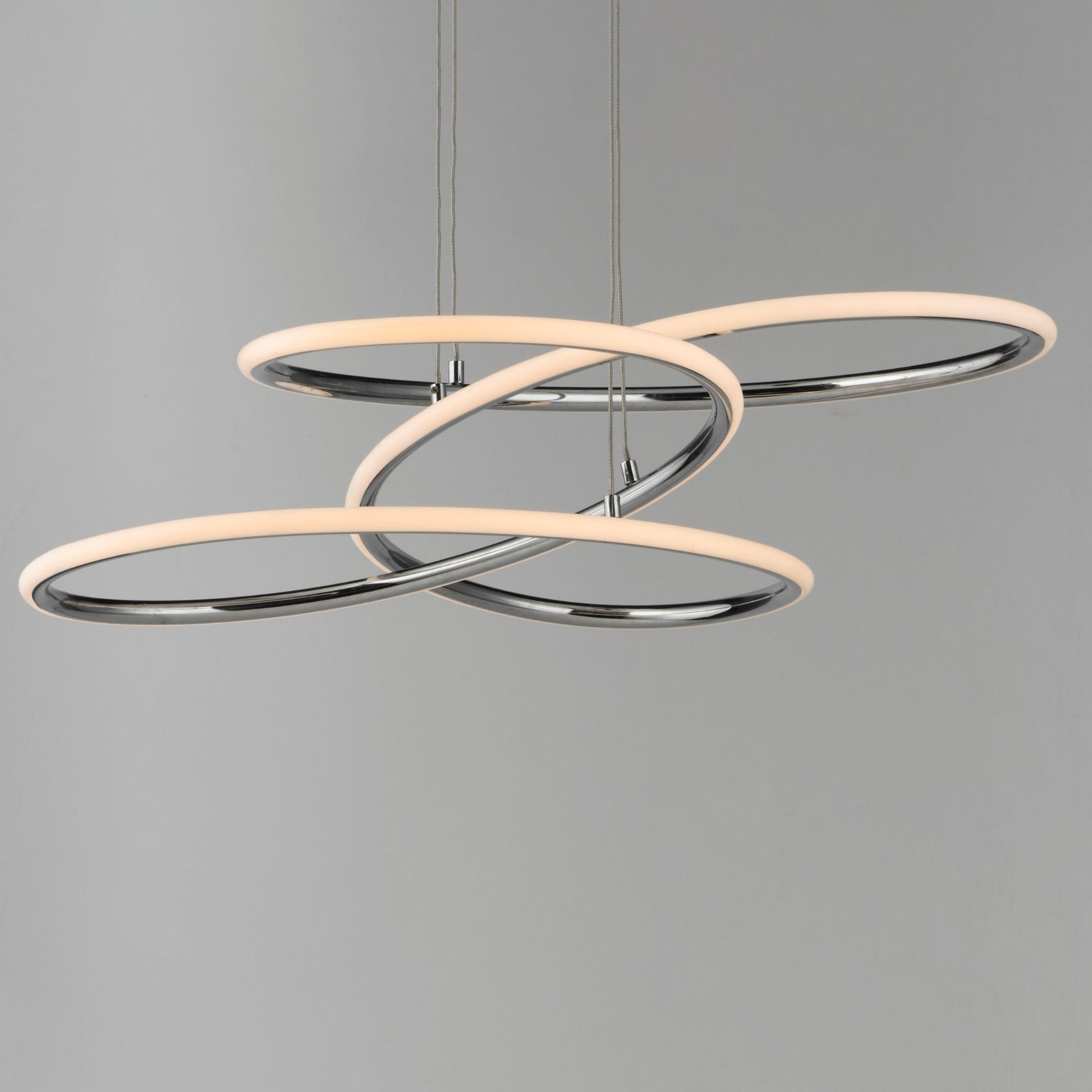 ET2 Lighting - Coaster 20" LED Pendant, Polished Chrome Finish | Bees Lighting