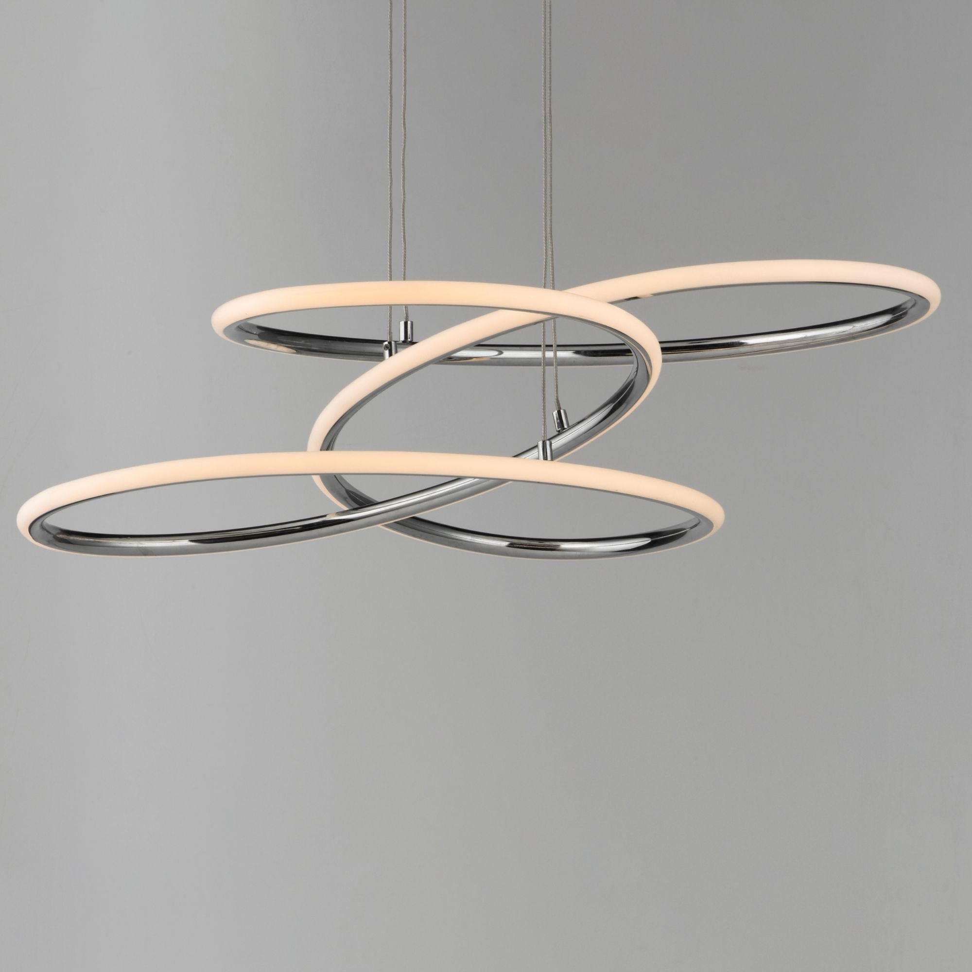 ET2 Lighting - Coaster 20" LED Pendant, Polished Chrome Finish | Bees Lighting