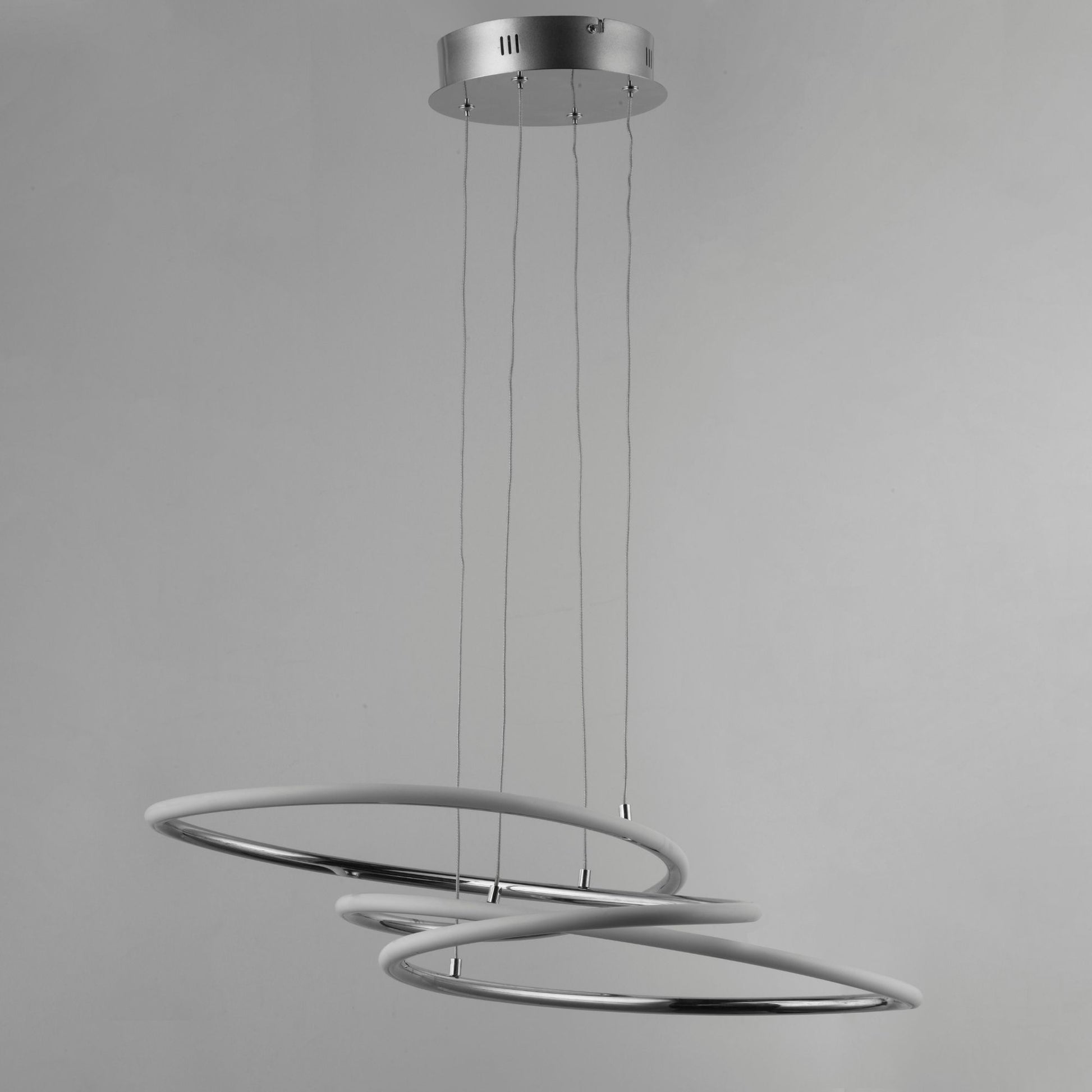ET2 Lighting - Coaster 20" LED Pendant, Polished Chrome Finish | Bees Lighting