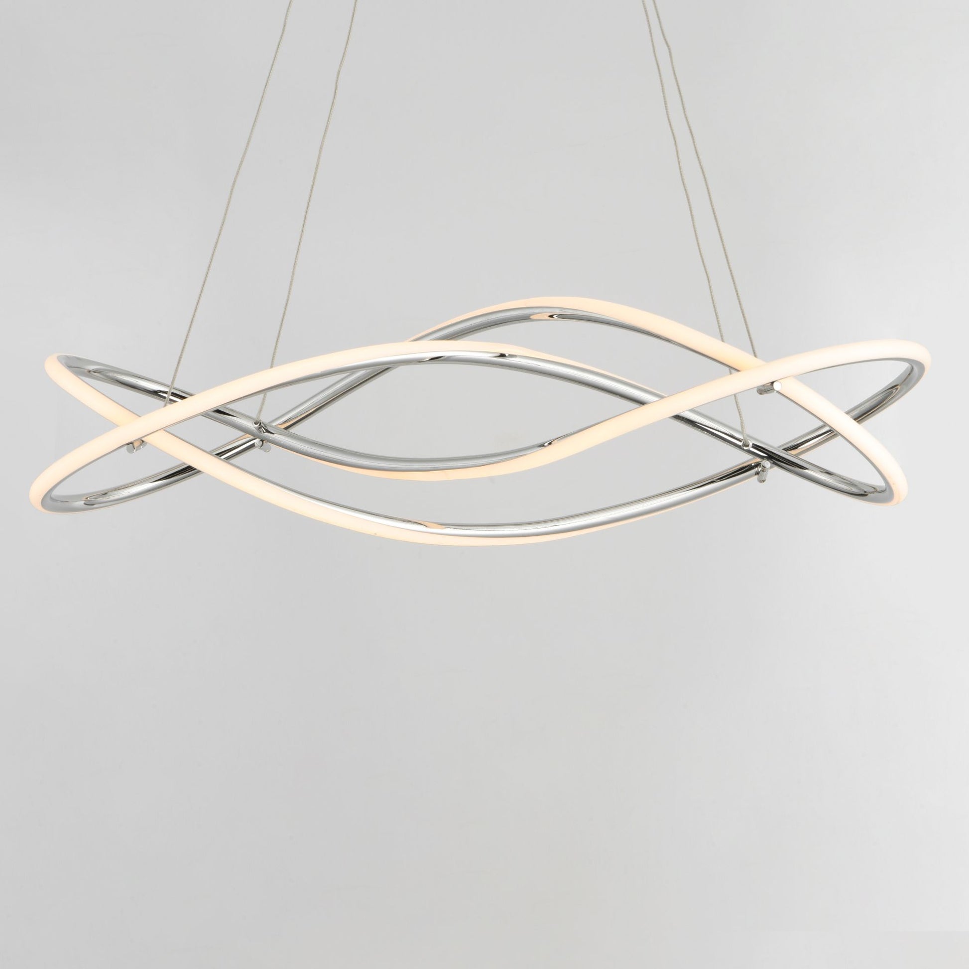 ET2 Lighting - Coaster 30" LED Pendant, Polished Chrome Finish | Bees Lighting