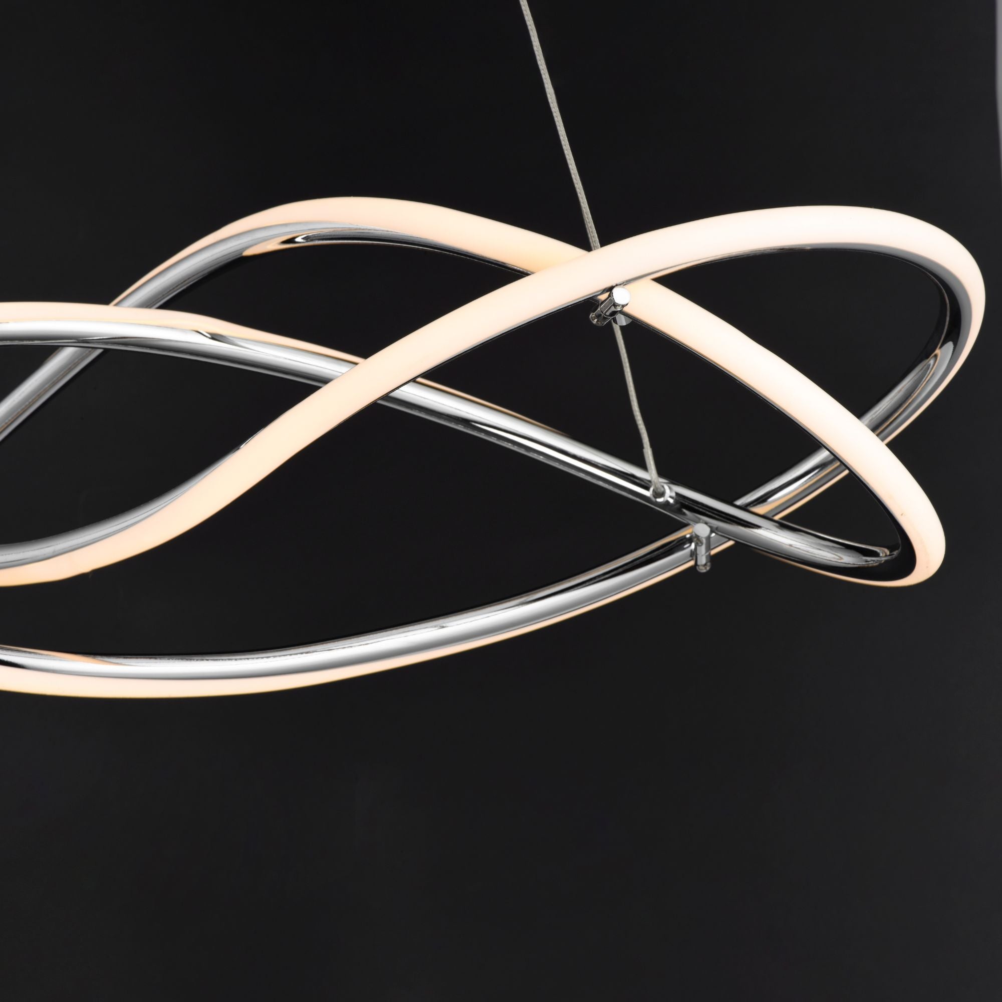 ET2 Lighting - Coaster 30" LED Pendant, Polished Chrome Finish | Bees Lighting