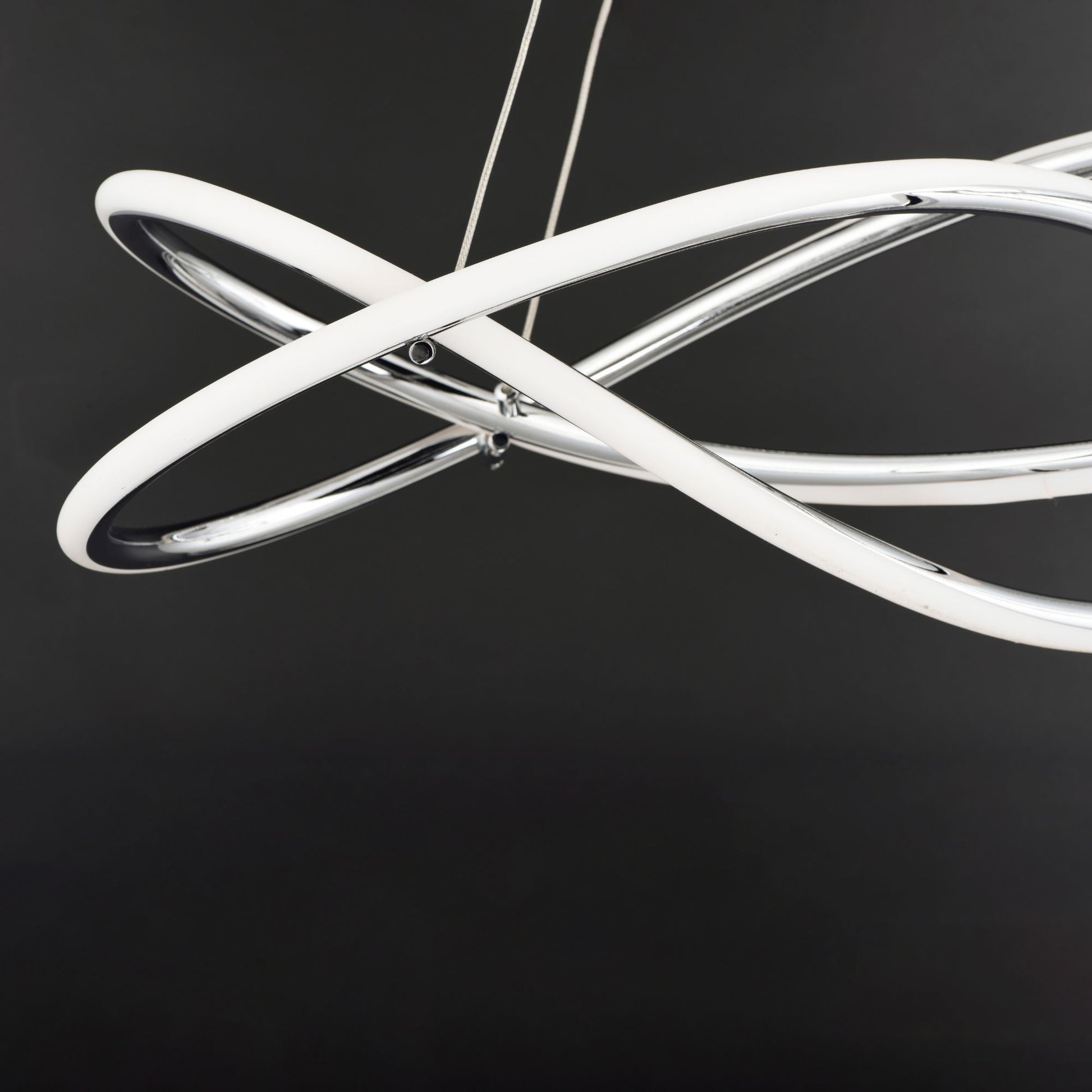 ET2 Lighting - Coaster 30" LED Pendant, Polished Chrome Finish | Bees Lighting