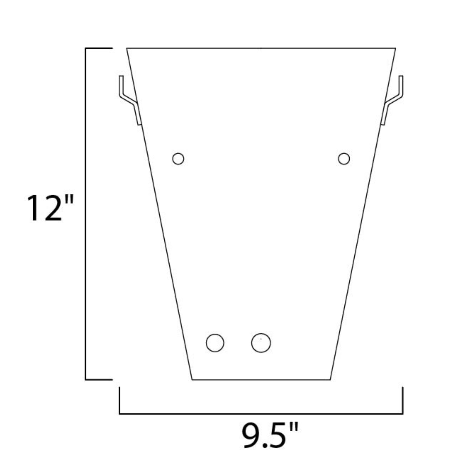 Conico 12" LED Wall Sconce, Satin Nickel Finish