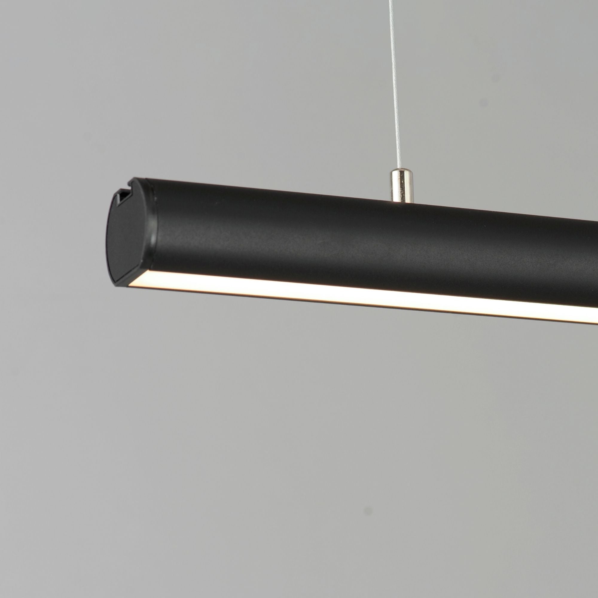 Continuum 39" LED Linear Pendant, Black Finish