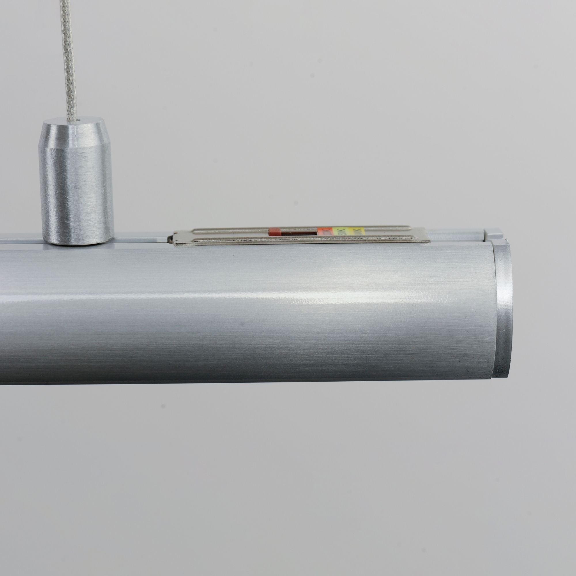 Continuum 39" LED Linear Pendant, Satin Aluminum Finish