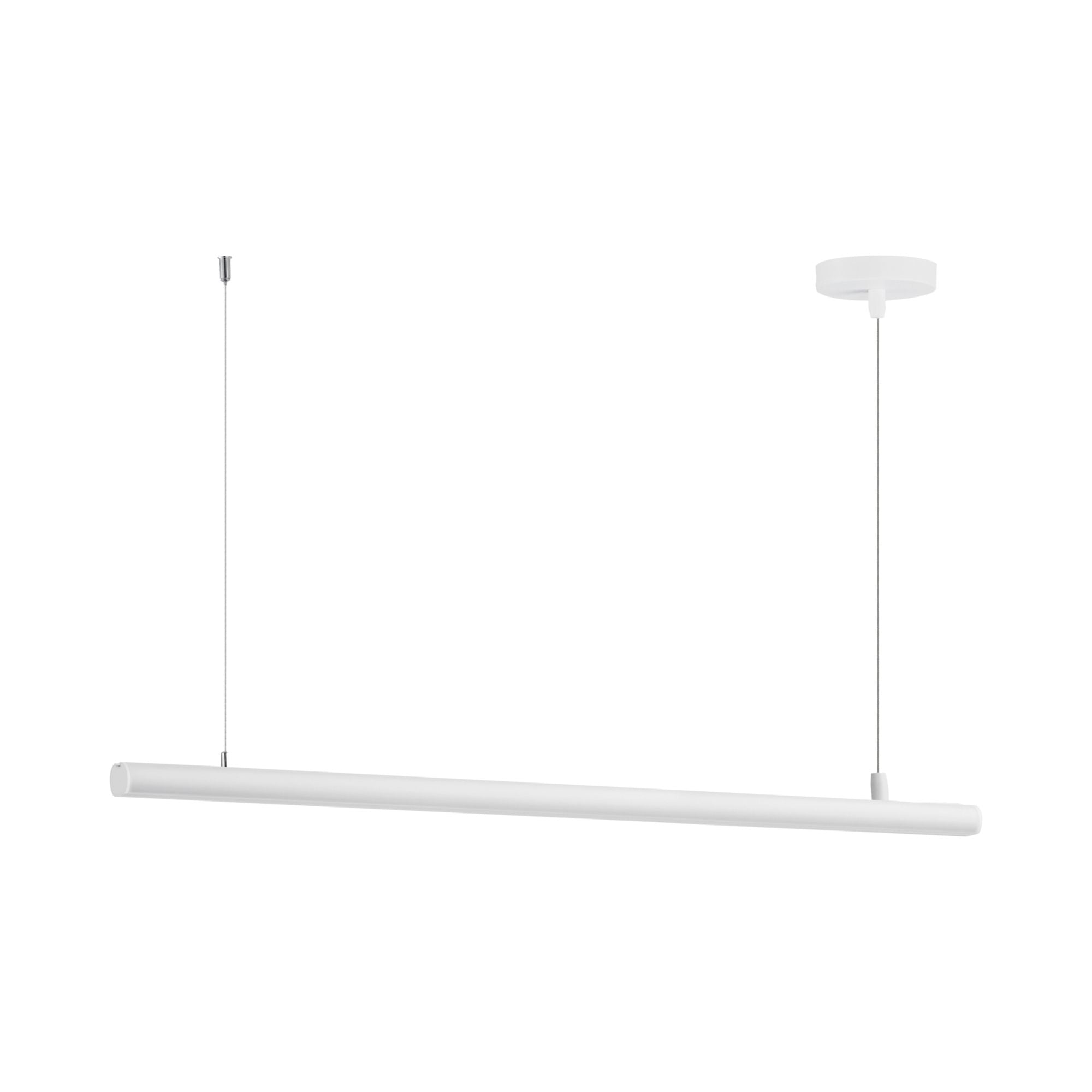 Continuum 39" LED Linear Pendant, White Finish