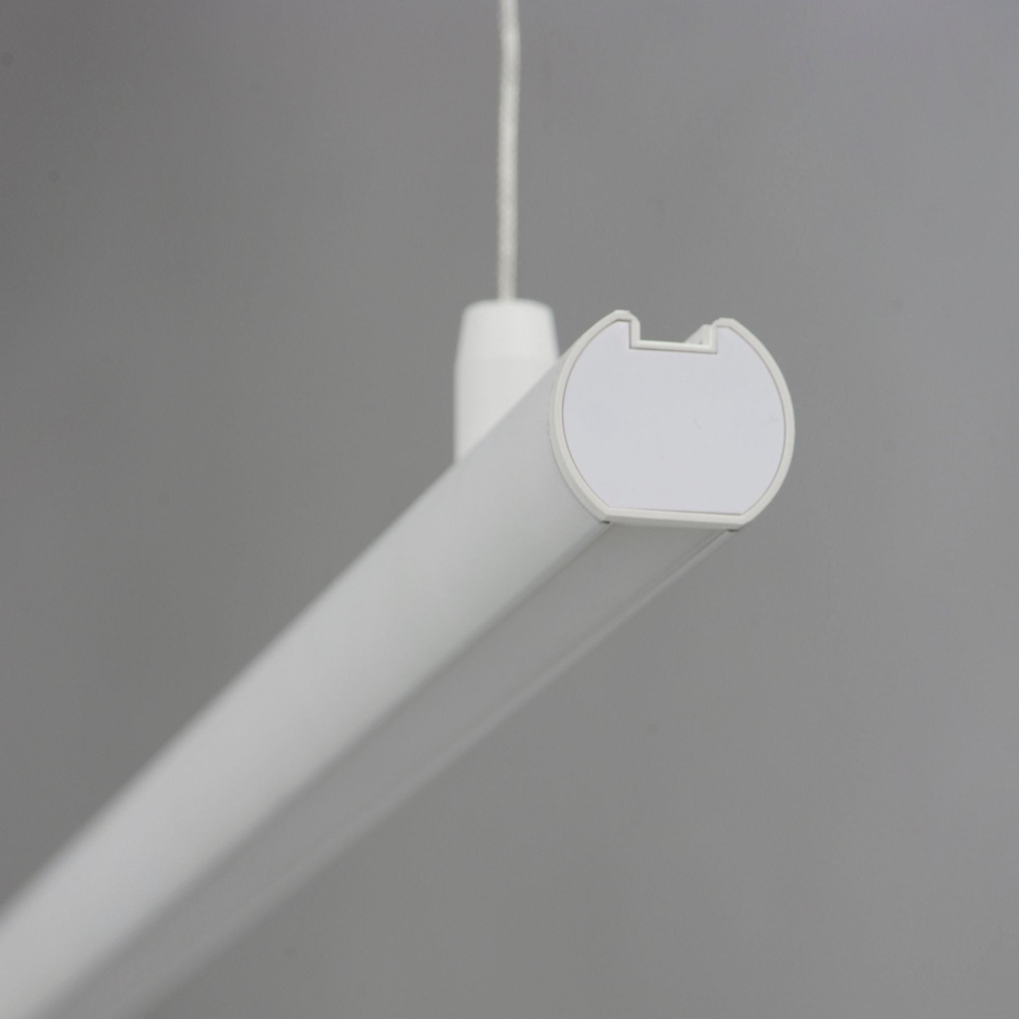 Continuum 39" LED Linear Pendant, White Finish