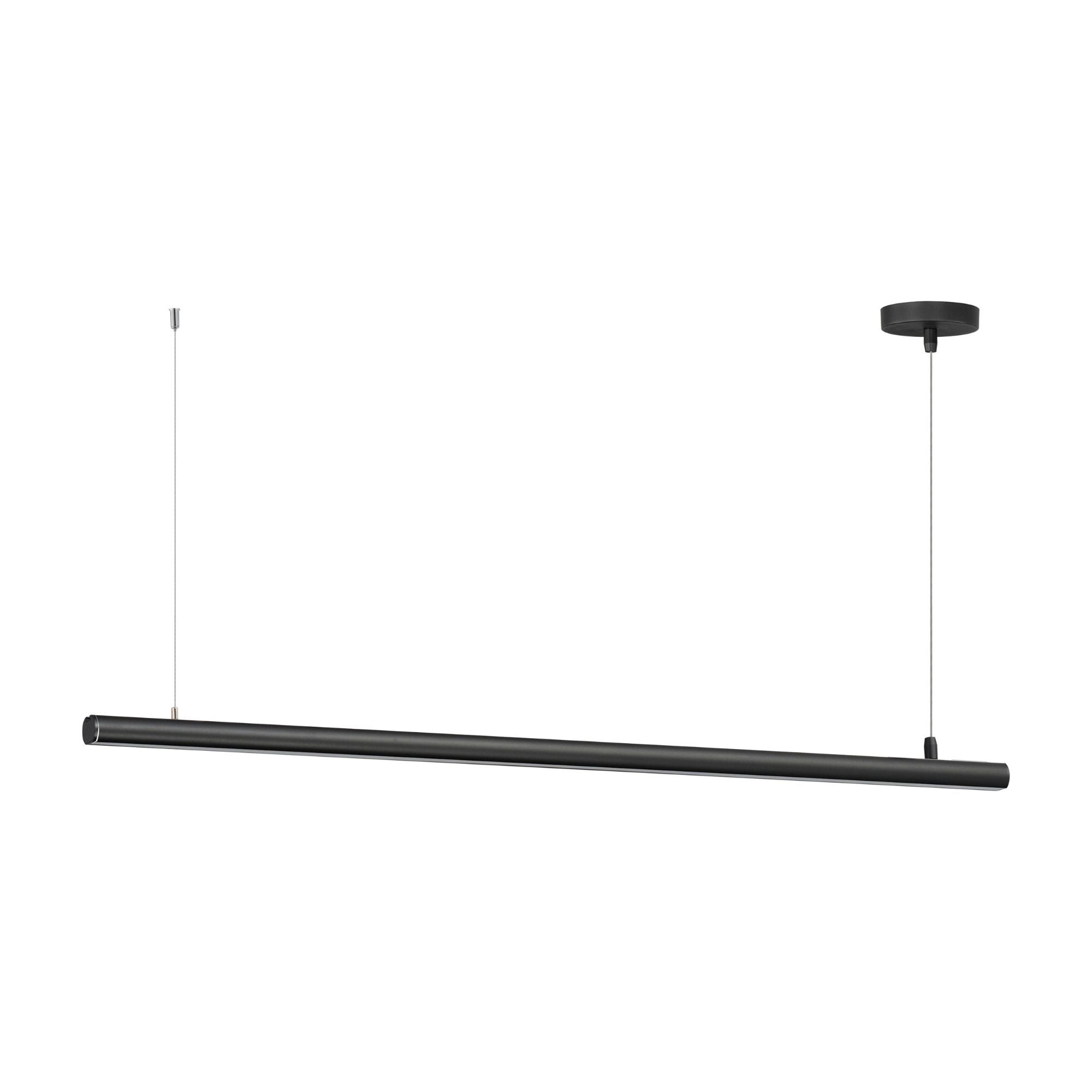 Continuum 47" LED Linear Pendant, Black Finish