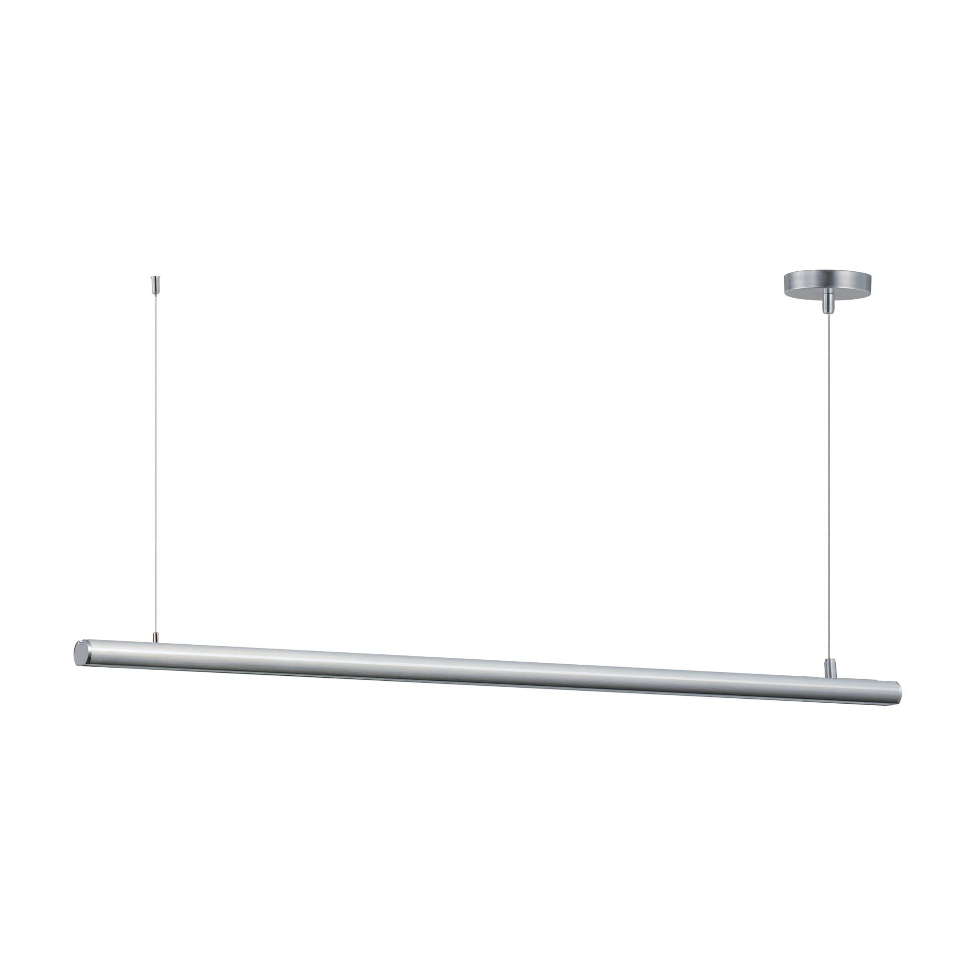 Continuum 47" LED Linear Pendant, Satin Aluminum Finish
