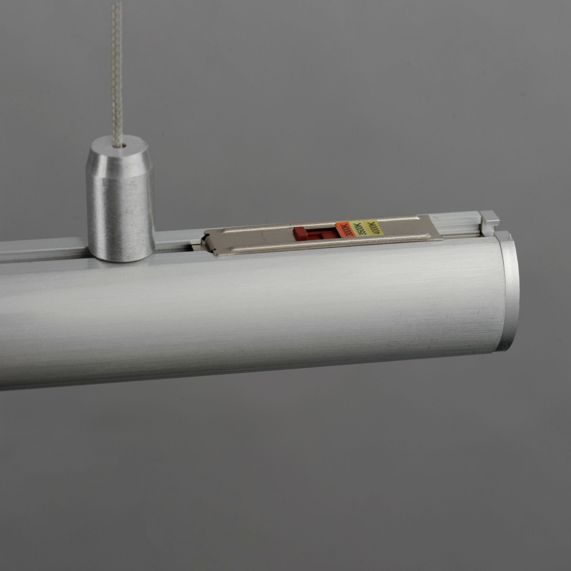 Continuum 47" LED Linear Pendant, Satin Aluminum Finish
