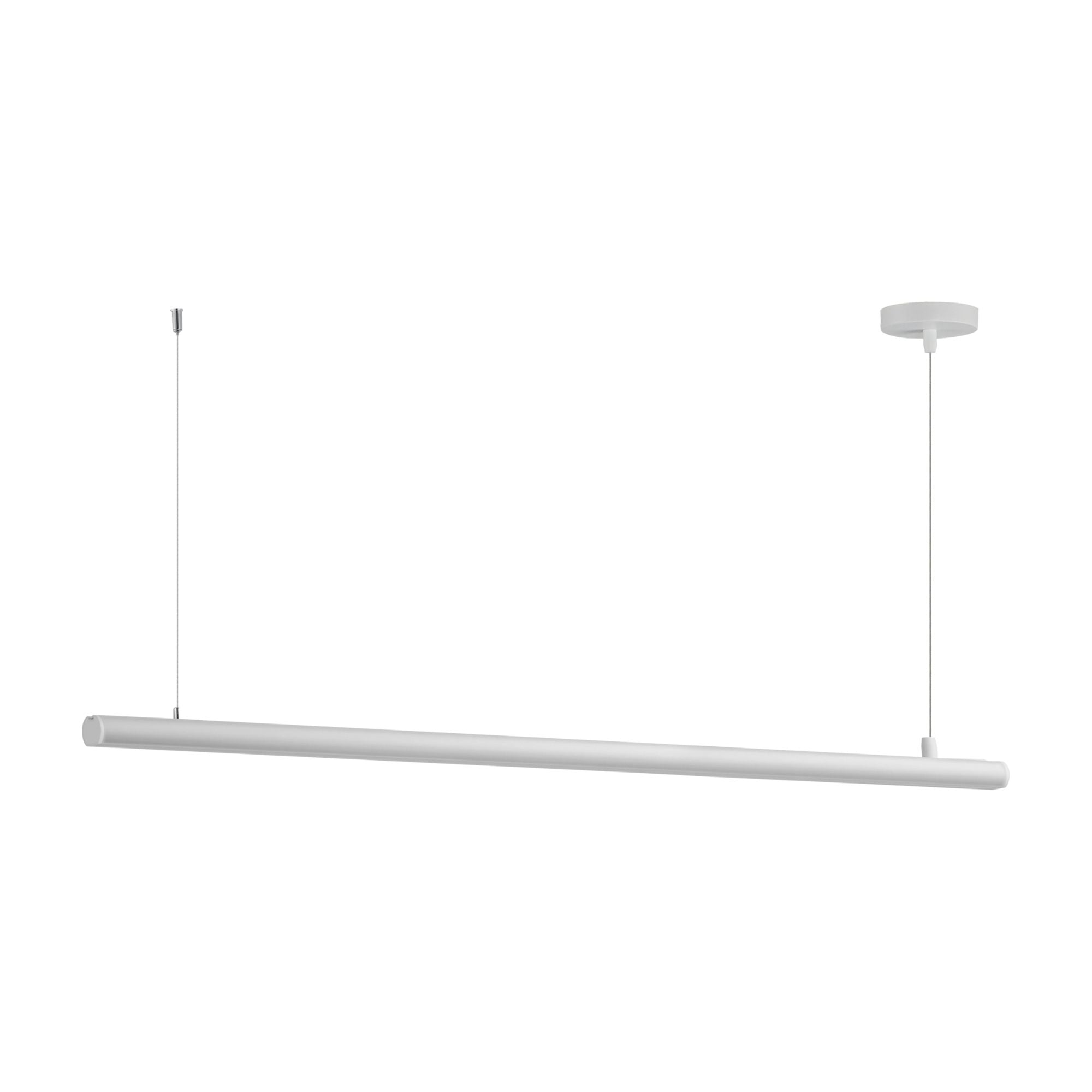 Continuum 47" LED Linear Pendant, White Finish